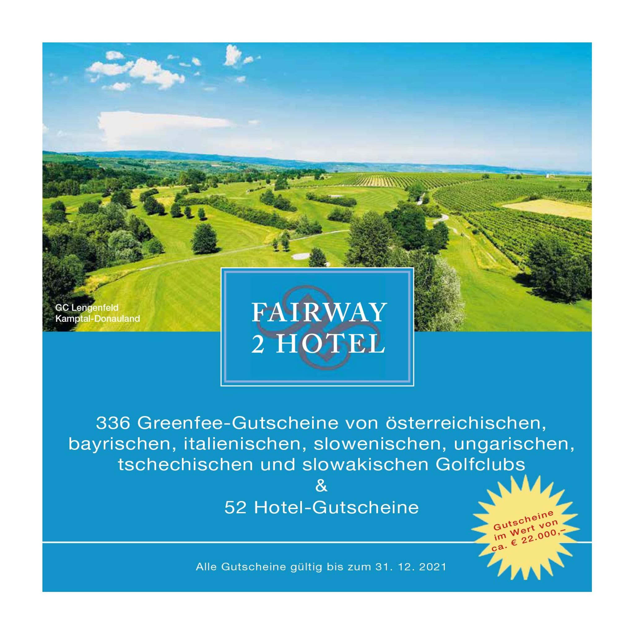 Fairway 2 Hotel Gutscheinbuch 2021