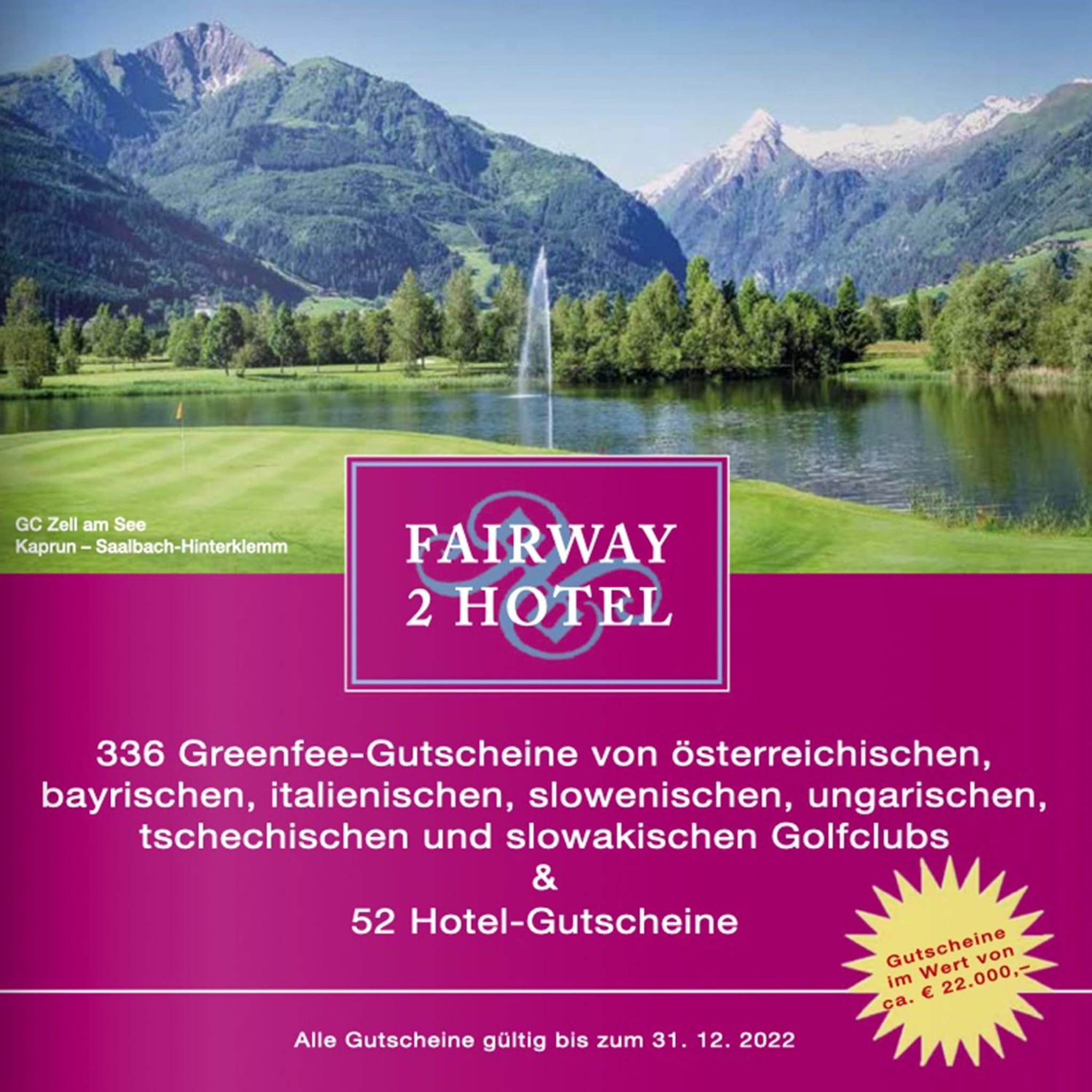 Fairway 2 Hotel Gutscheinbuch 2022