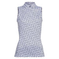 J. Lindeberg Dena Print Sleeveless Golf Top Damen