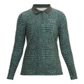 Röhnisch Sia Golf Polo Langarm Green Crocco Damen Damen