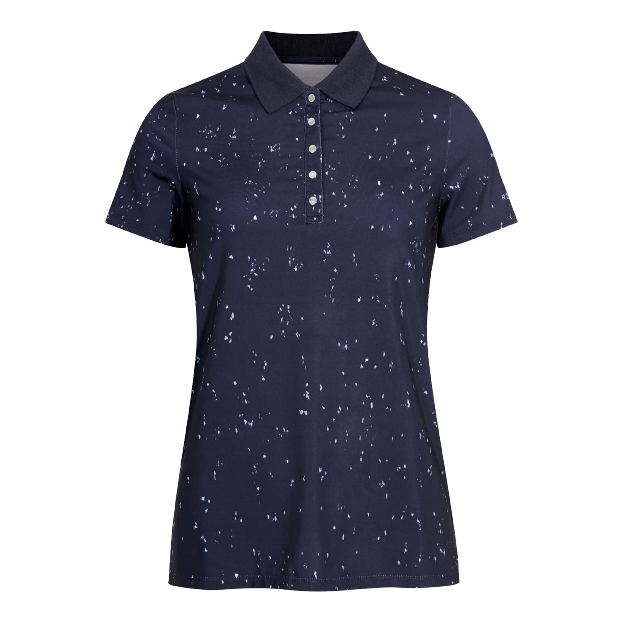Röhnisch Direction Polo Navyblau Micro Spot Damen Damen