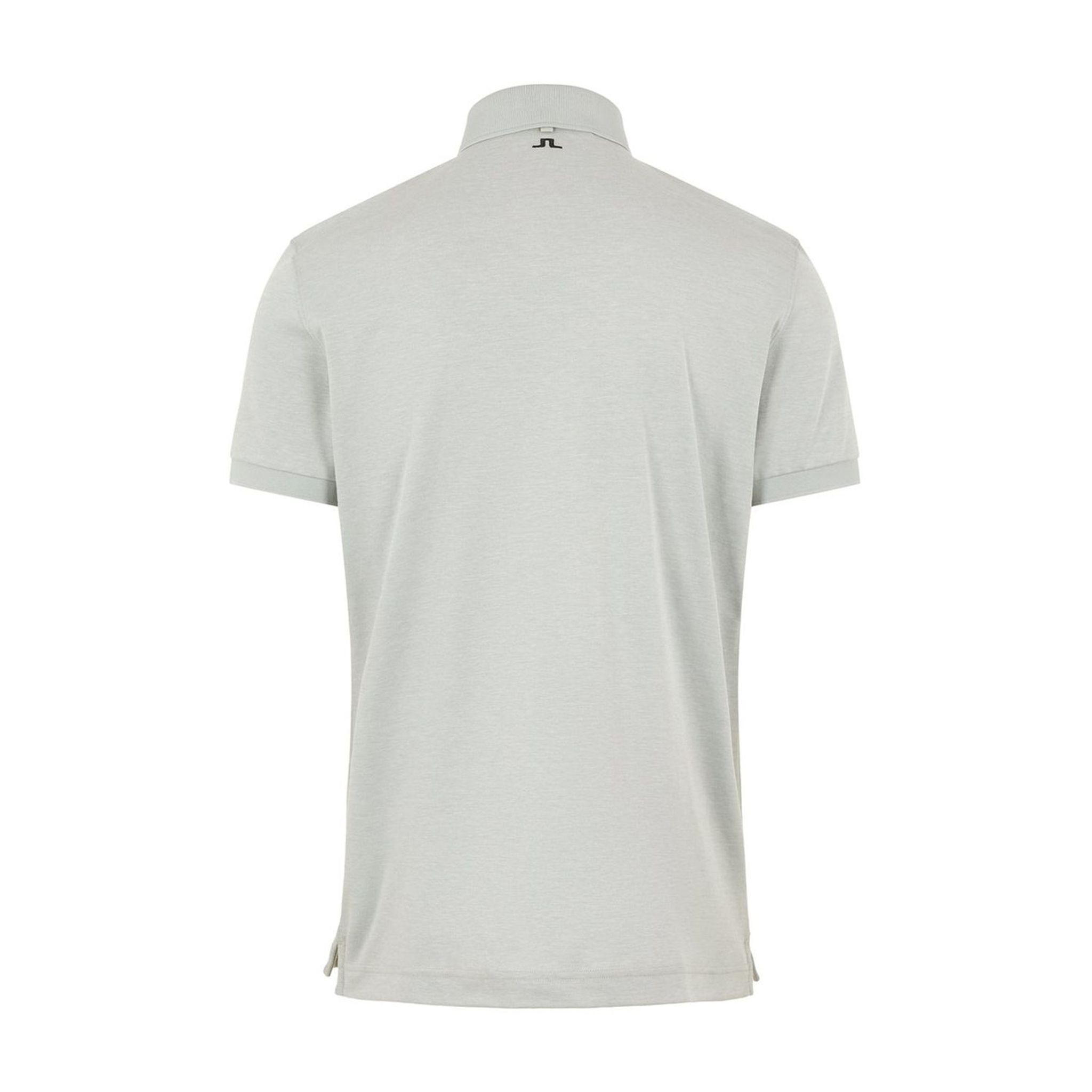 J. Lindeberg M Stan Reg Fit-Club Pique Polo Stone Grey Melange Herren
