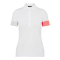 J. Lindeberg W Maja SS Polo White Damen
