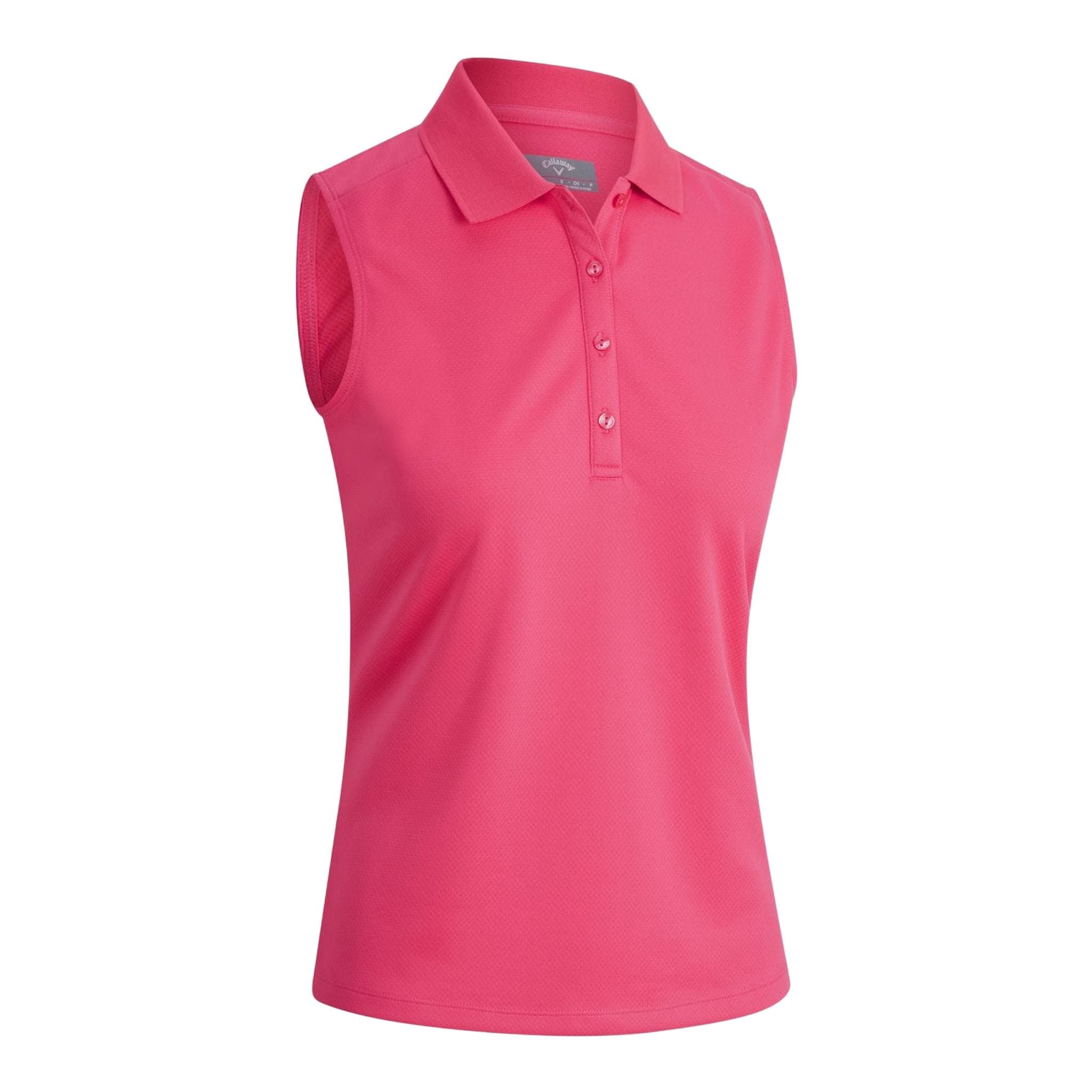 Callaway W Knit SL Polo Raspberry Sorbet Damen