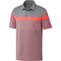 Adidas Ultimate Engineered Heather Polo Red/Coral/Grey Herren