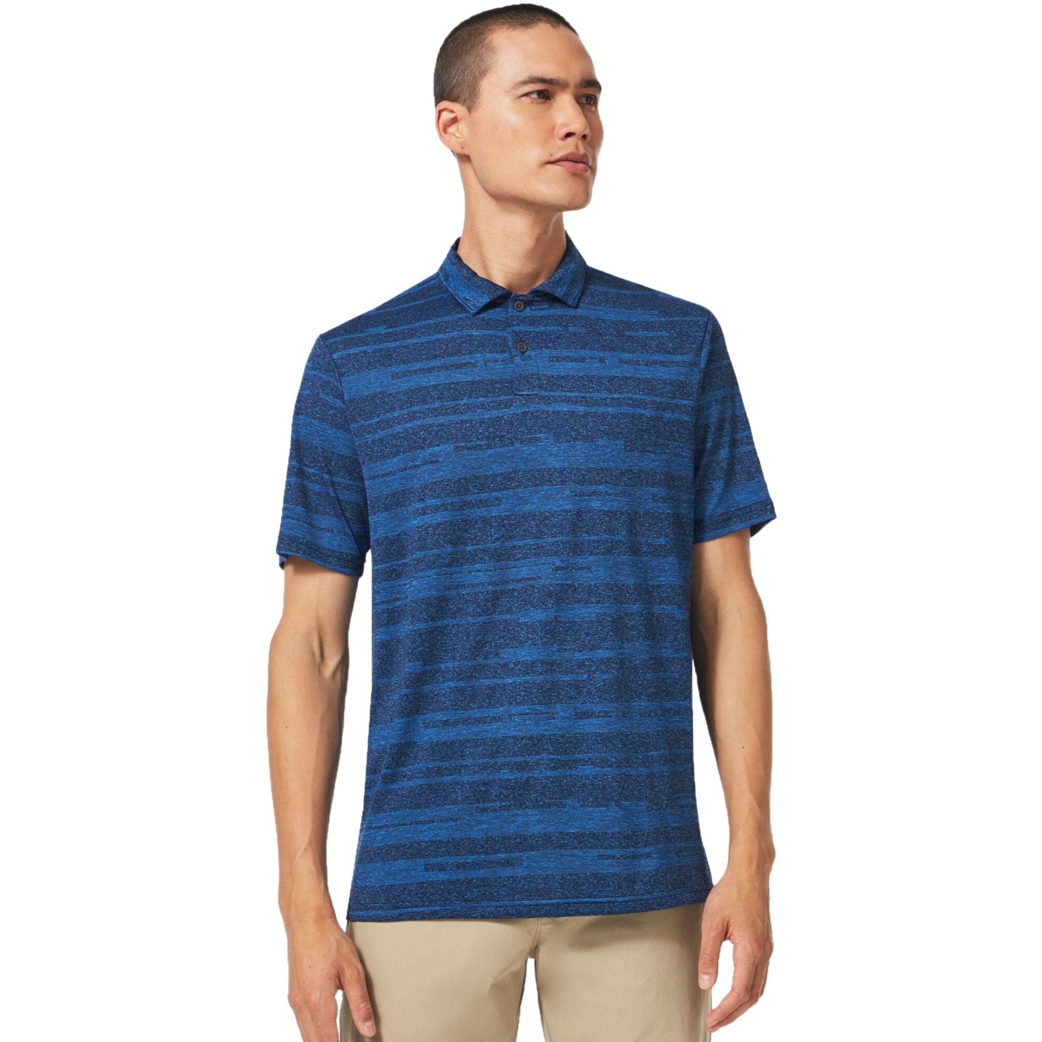 Oakley Polo Aero Pro Stripe Herren