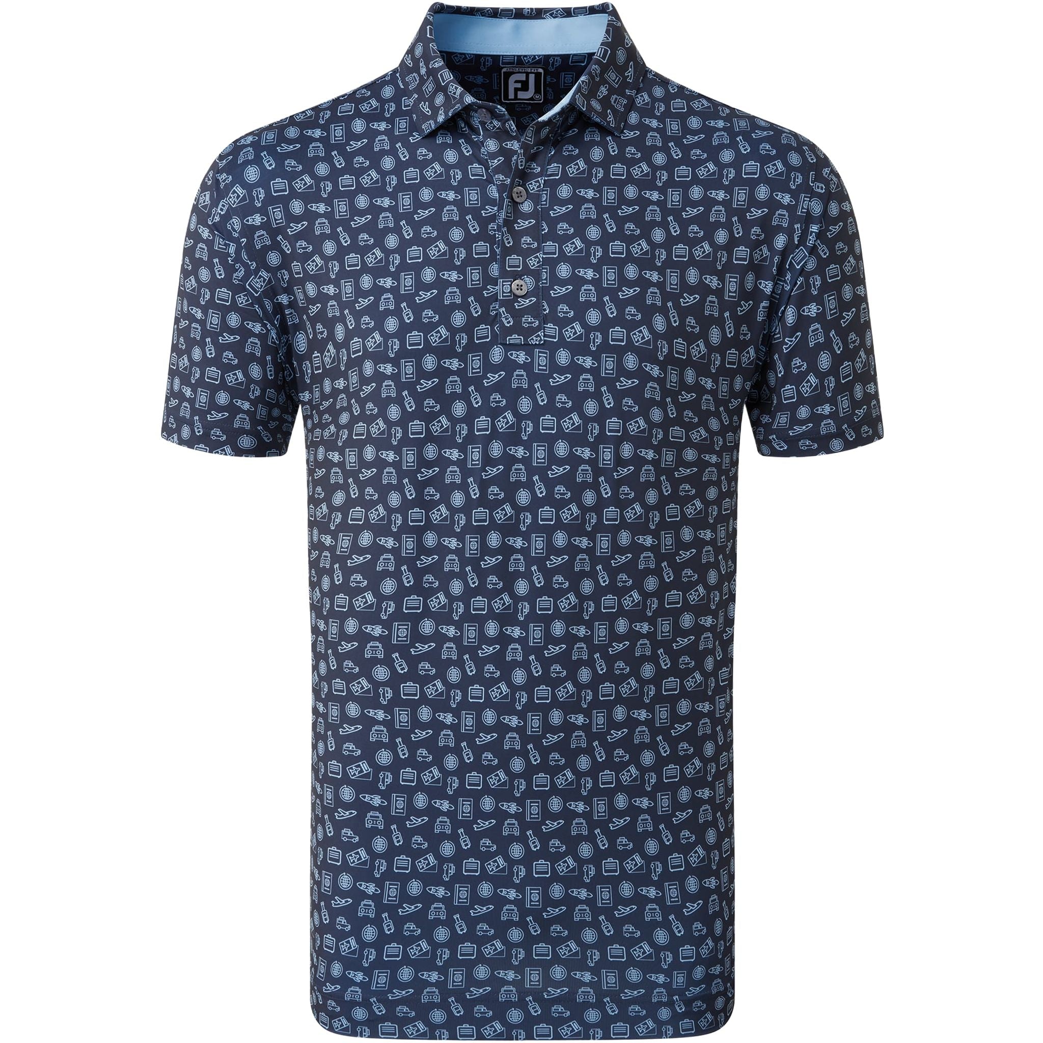 Footjoy Travel Print Polo Herren