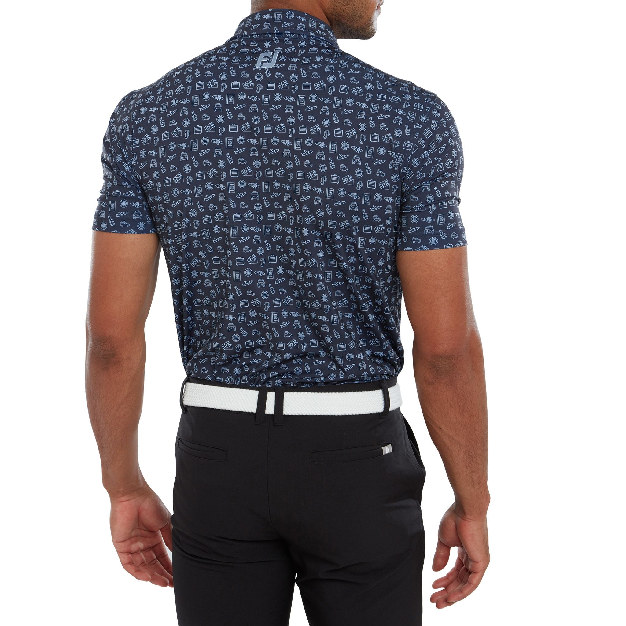 Footjoy Travel Print Polo Herren