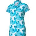 Puma Cloudspun Watercolor Floral Polo Damen
