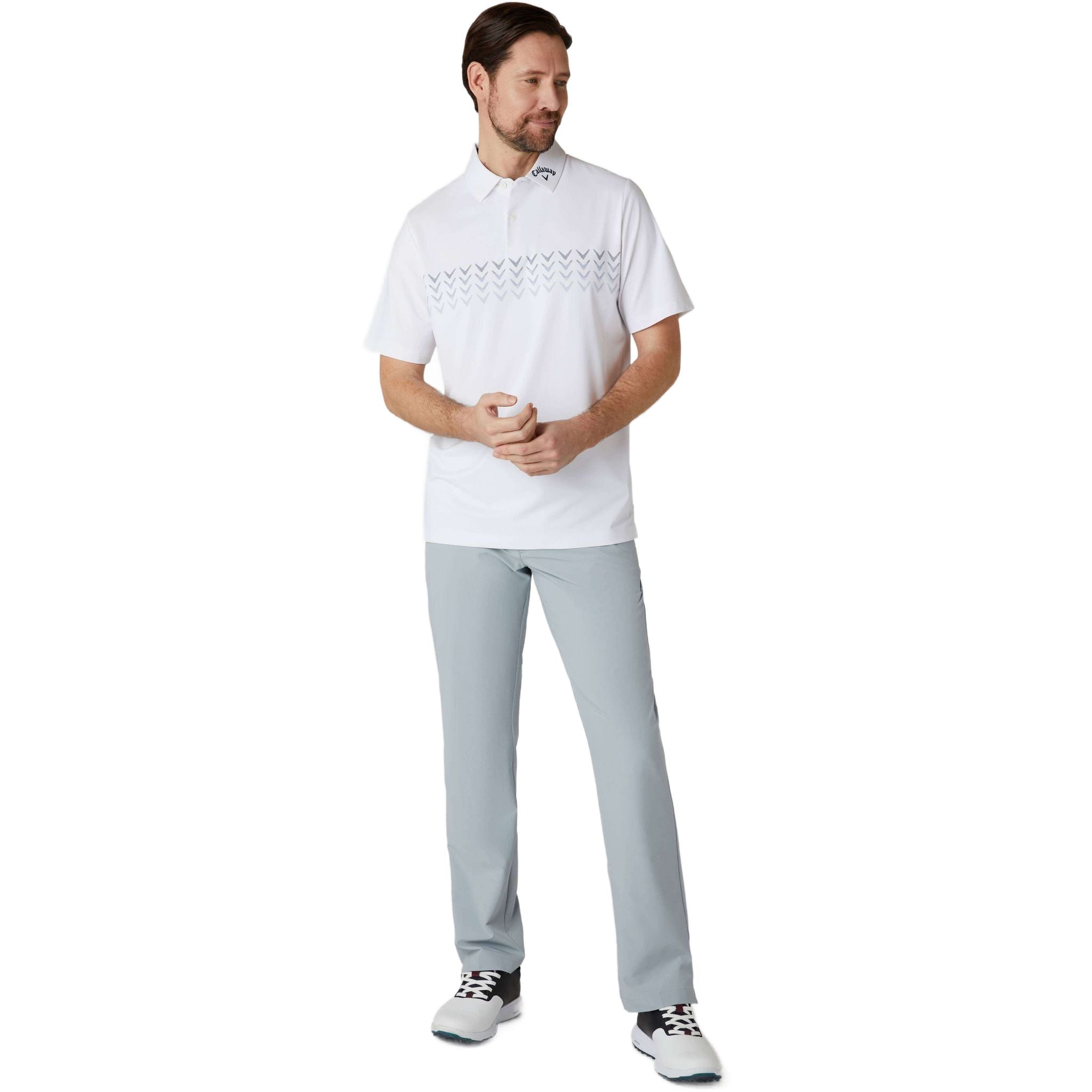 Callaway Short Sleeve Trademark Ch Polo Herren