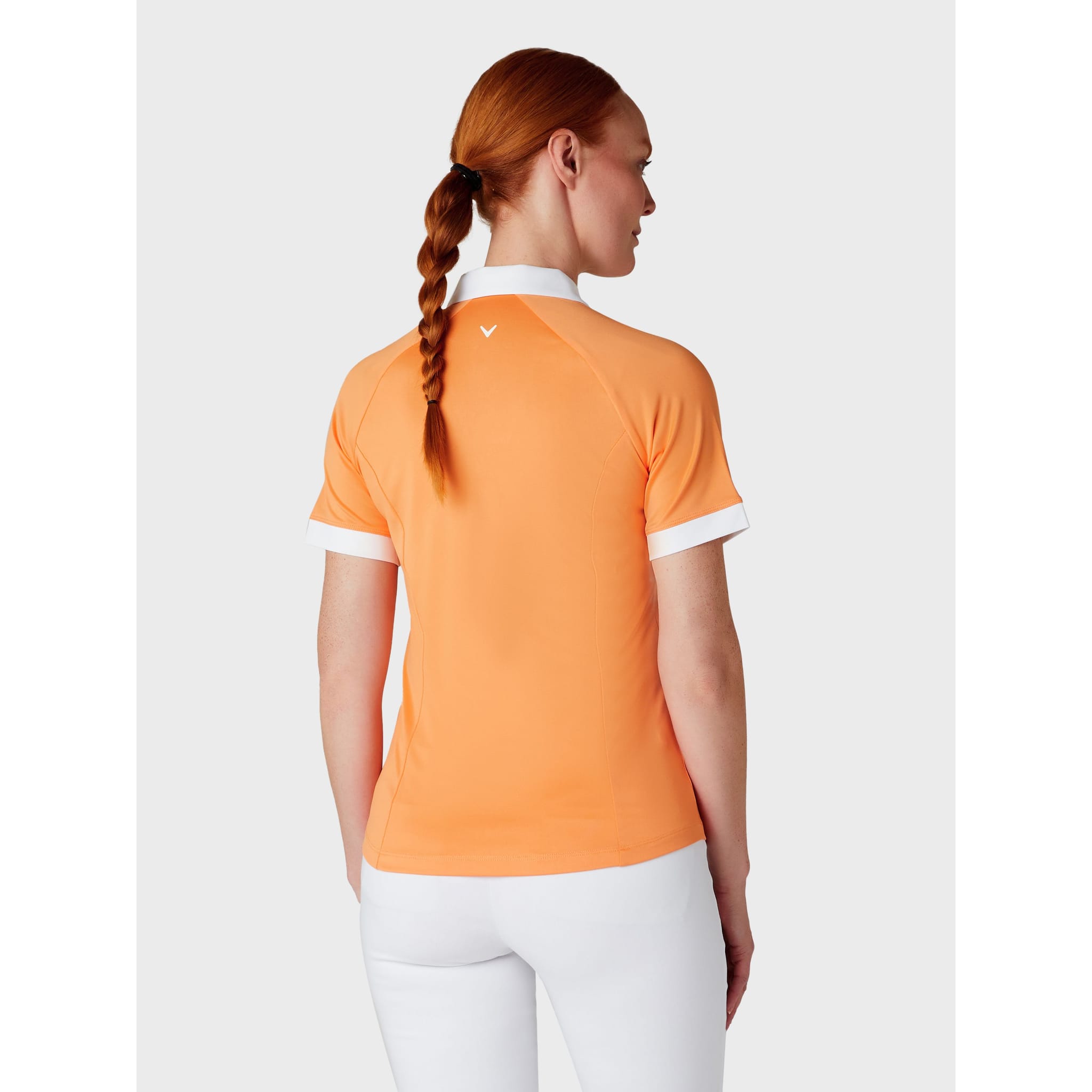 Callaway Short Sleeve V-Placket ColorBL Shirt Damen