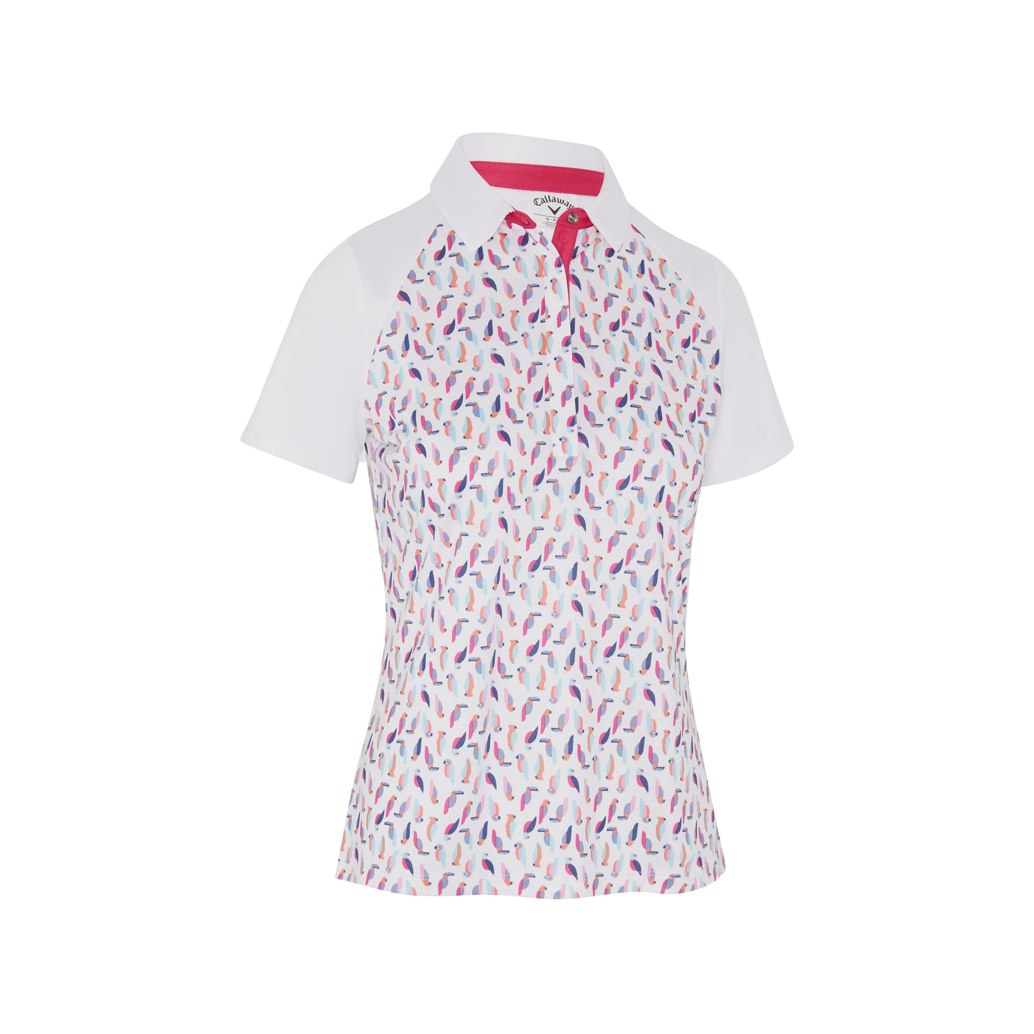 Callaway Birdie/Eagle Print Polo Damen
