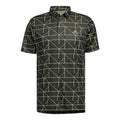 Adidas M Polo Jaquard Lines Schwarz/Pulse Lime Herren