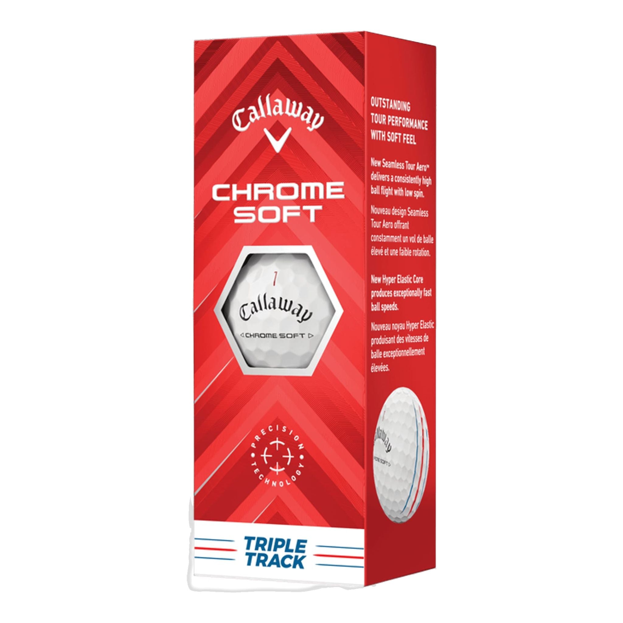 Callaway Chrome Soft Triple Track Golfbälle (2024)