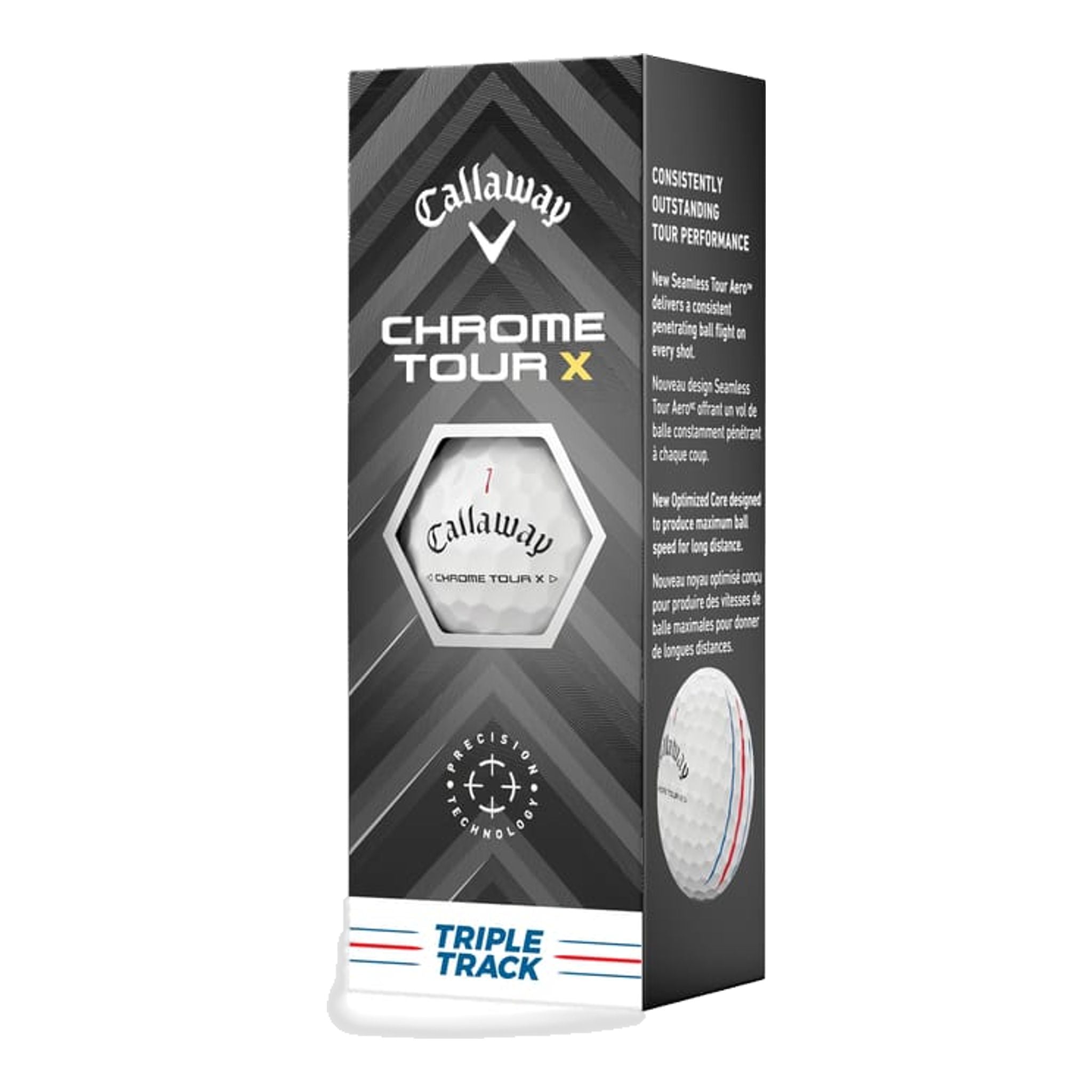 Callaway Chrome Soft Tour X Triple Track [12 Stück] Golfbälle (2024)