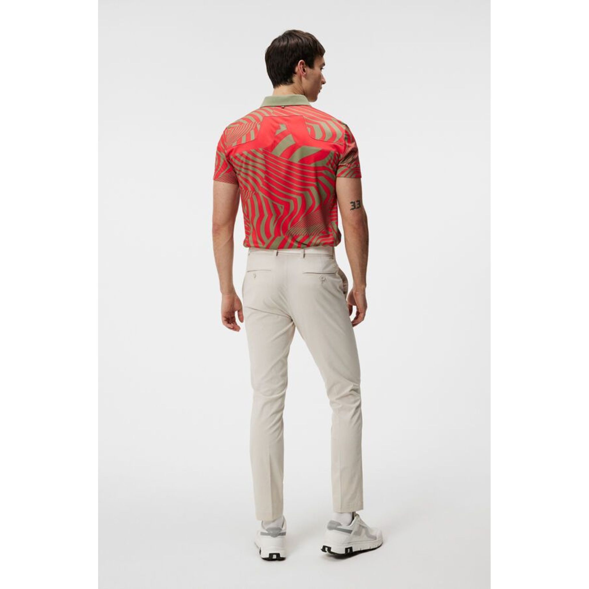 J. Lindeberg KV Tour Print Golf Polo Herren
