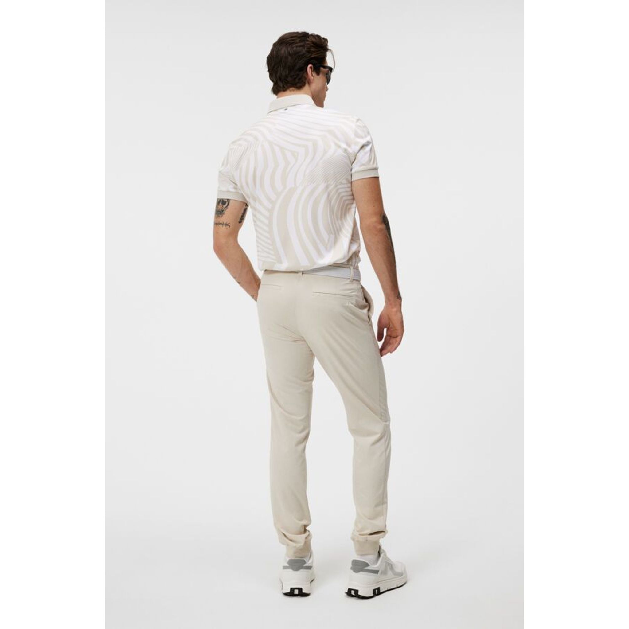 J. Lindeberg Tour Tech Reg Fit Print Polo Herren