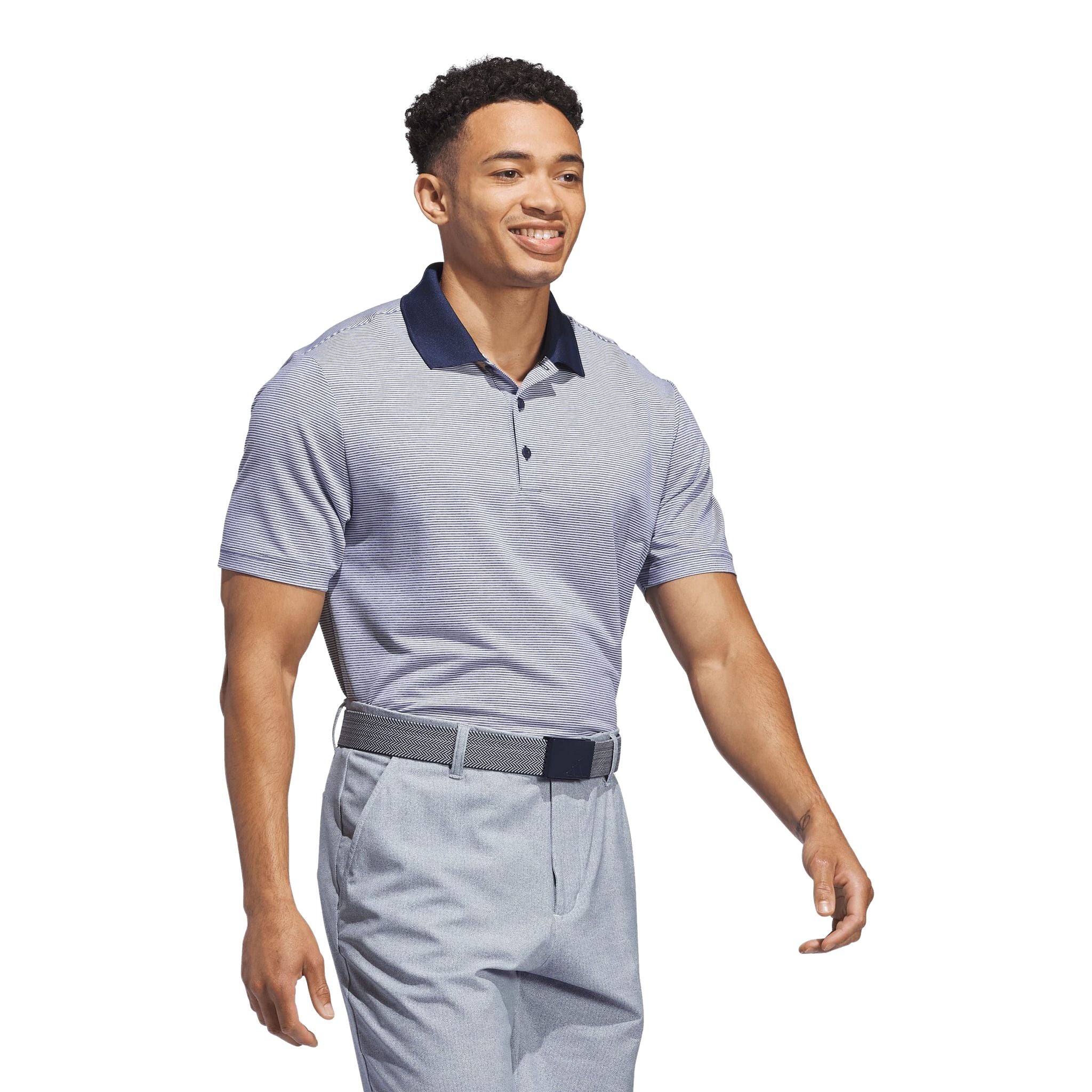 Adidas Ultimate365 Ottoman Stripe Polo Shirt Herren