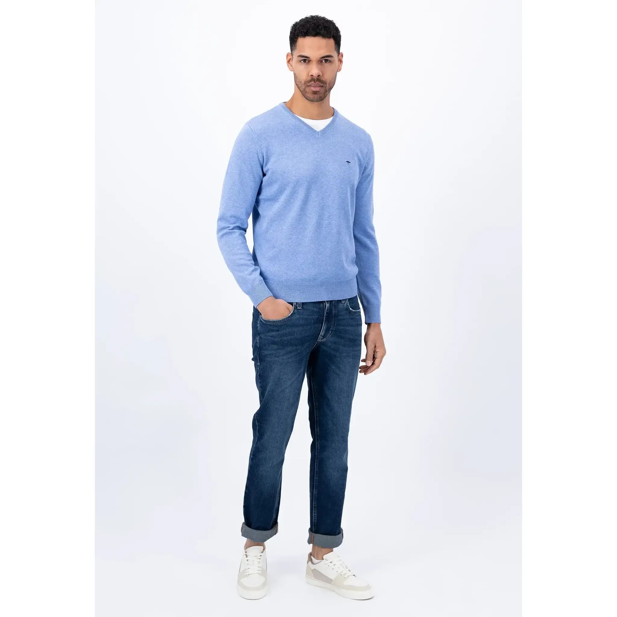 Fynch Hatton V-Neck Pullover Herren