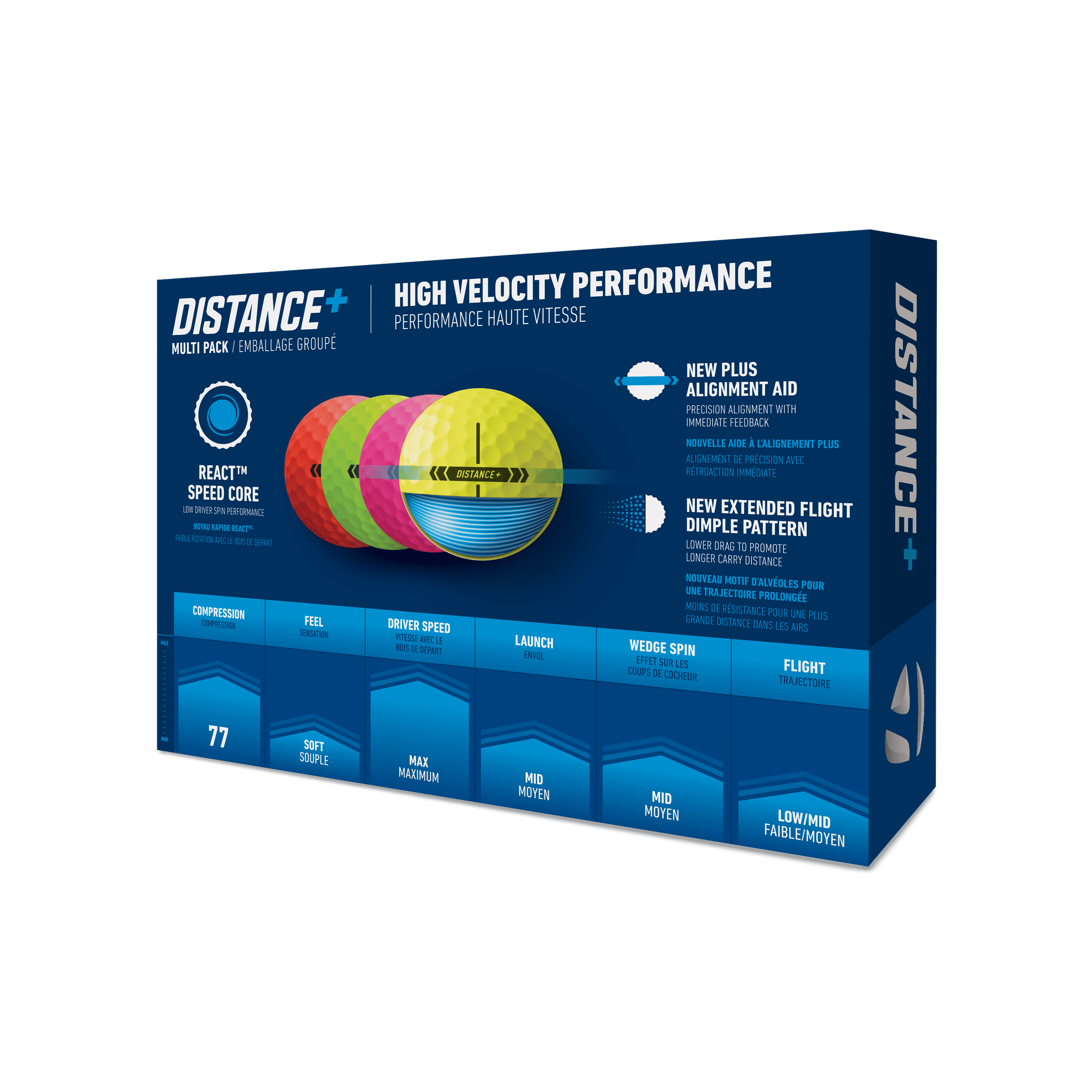TaylorMade Distance+ Golfbälle Herren