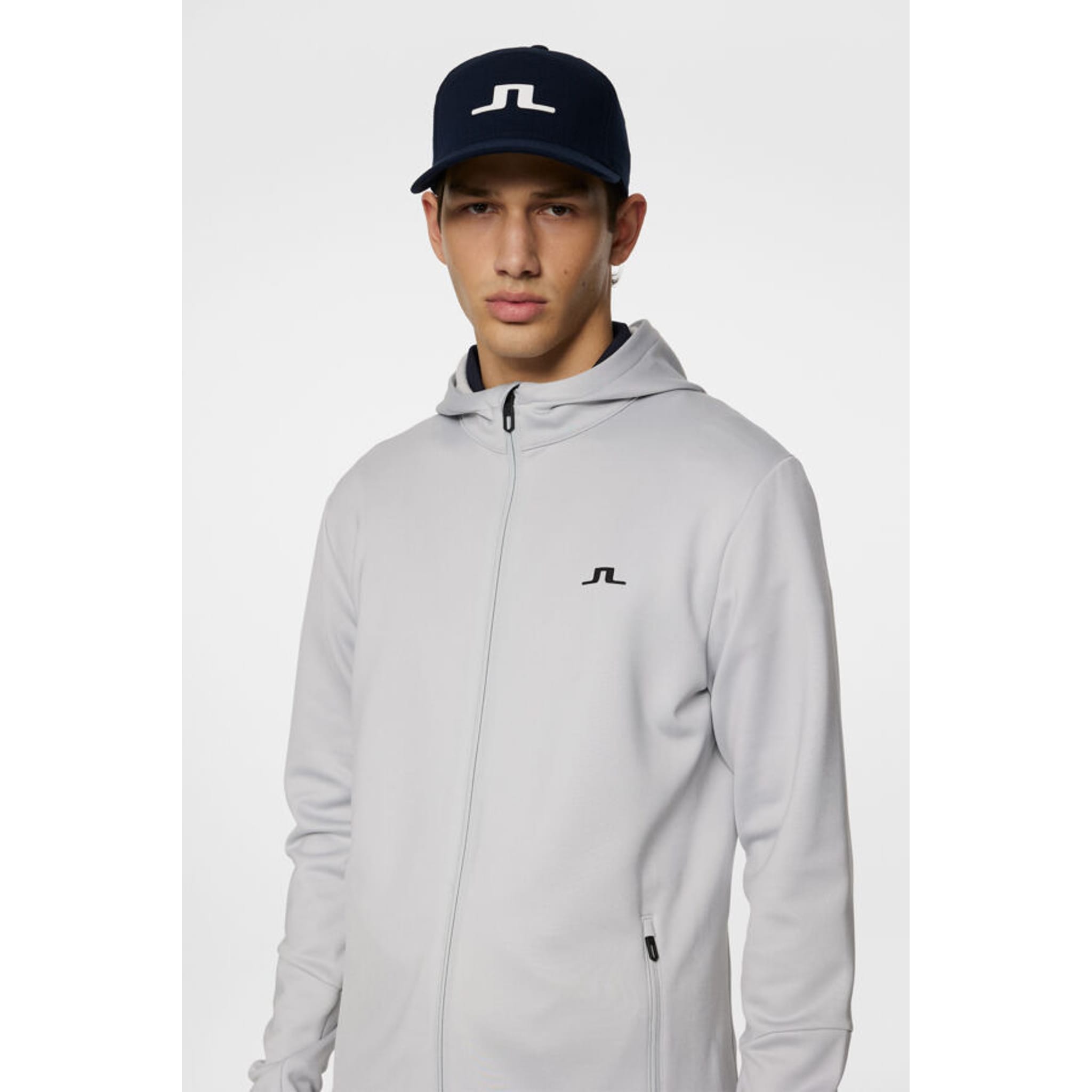 J. Lindeberg Aerial Full Zip Hood Herren