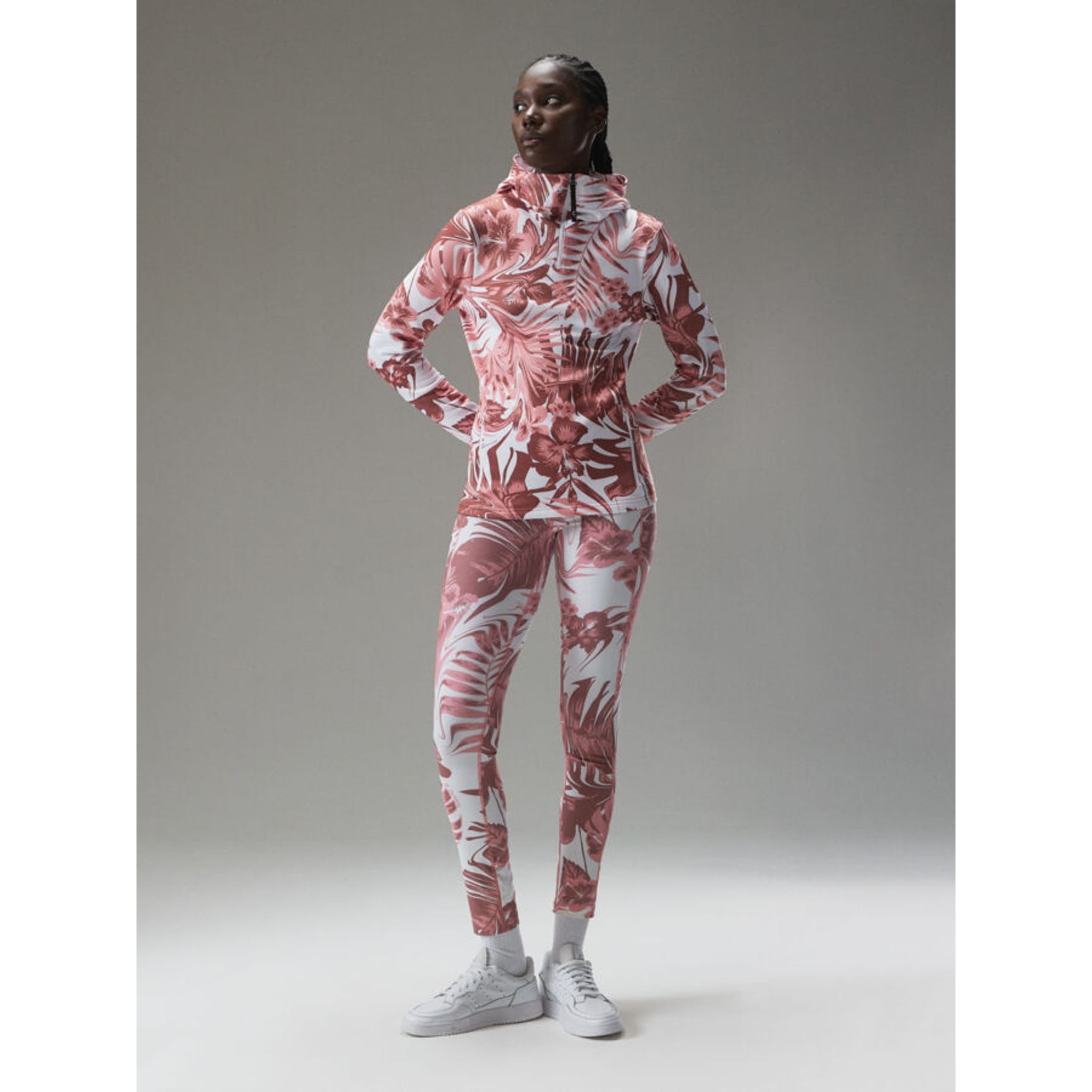 J. Lindeberg Aerial Print Quarter Hood Damen