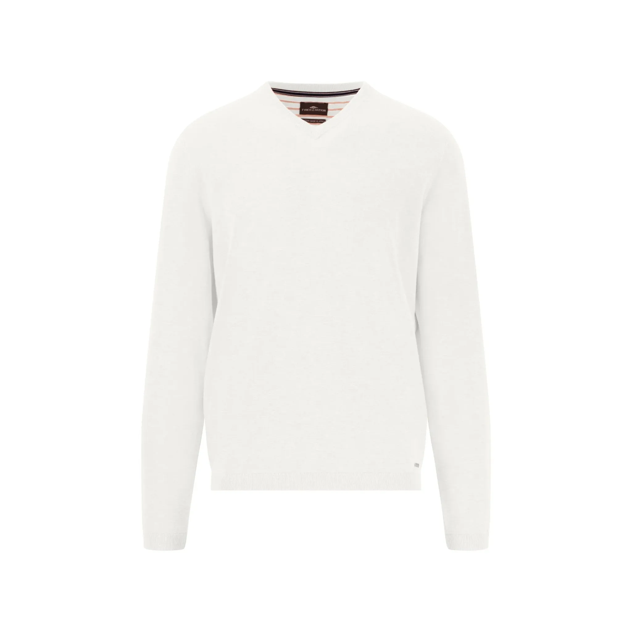 Fynch Hatton Air Cotton V-Neck Herren