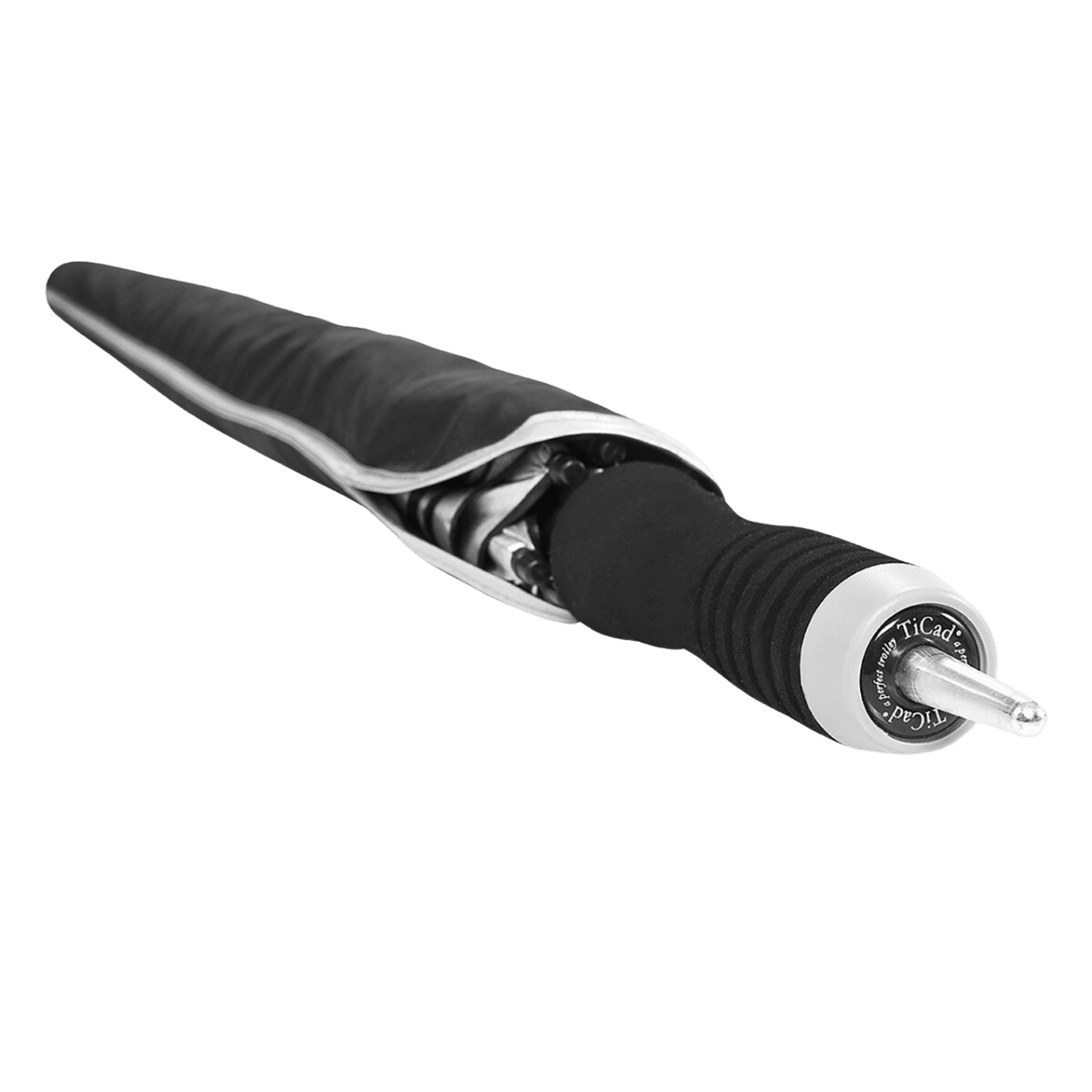 TiCad Regenschirm Silber Windbuster