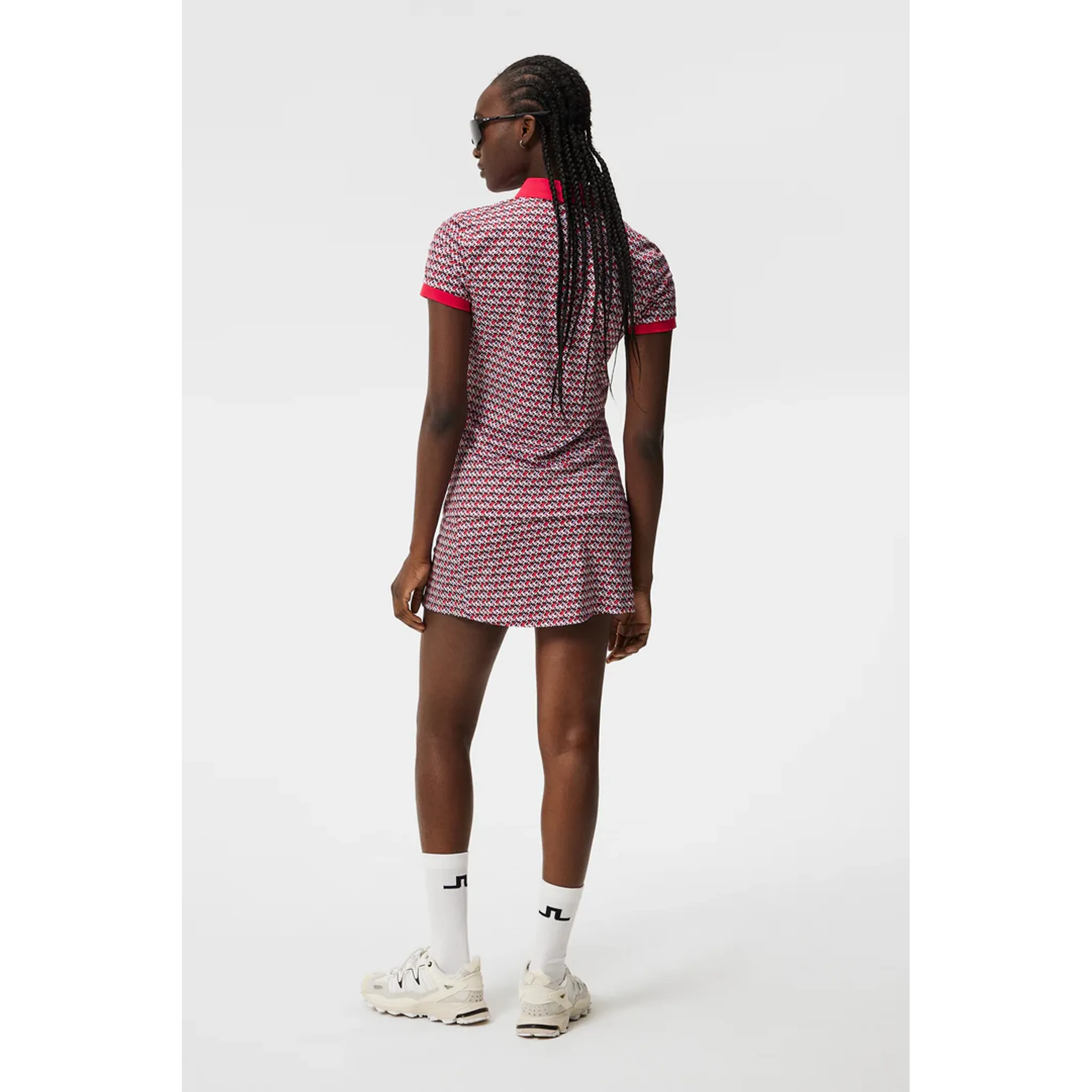 J. Lindeberg Tour Tech Print Polo Damen