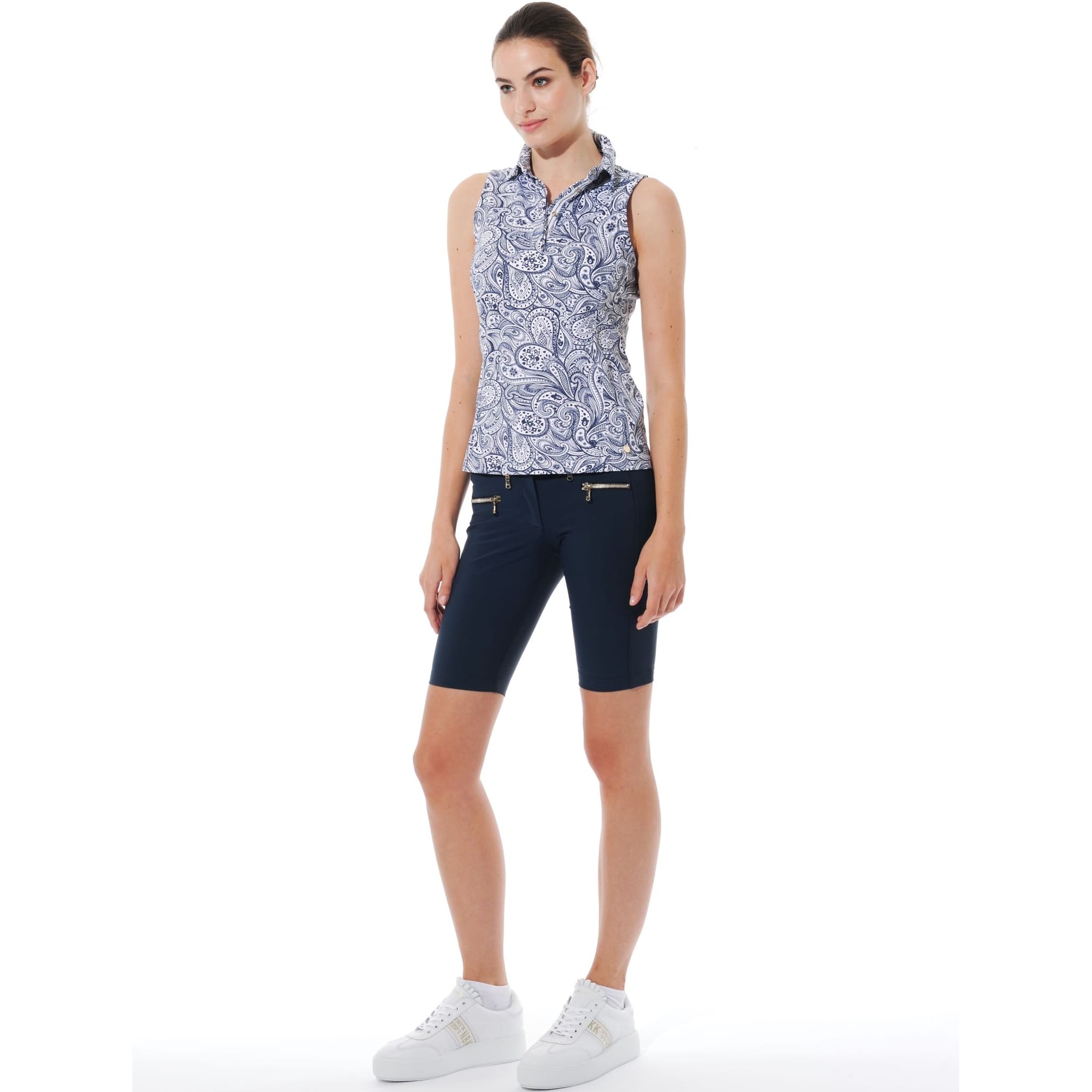 MDC Sportwear Merlyn Print Paisley Polo Damen