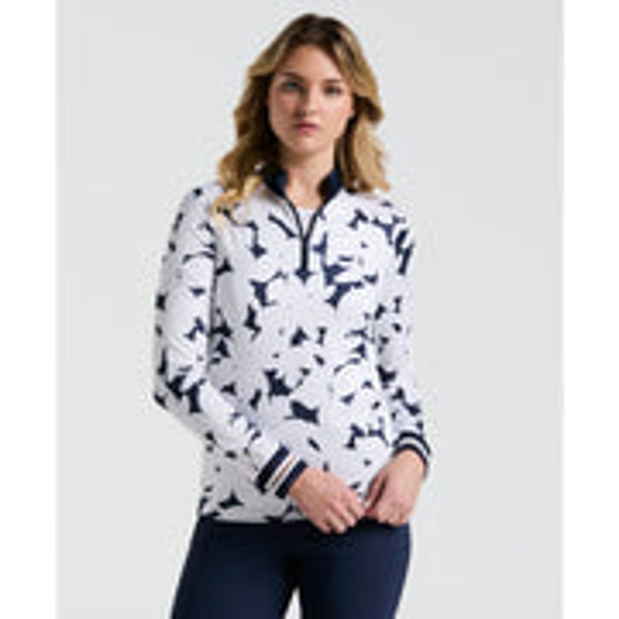 Original Penguin Riviera Floral Sun Protection Shirt Damen