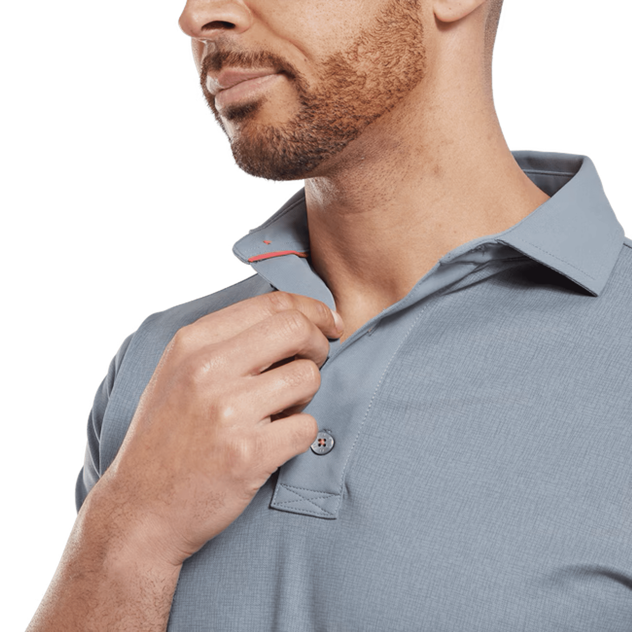 Footjoy Etched Texture Print Polo Herren