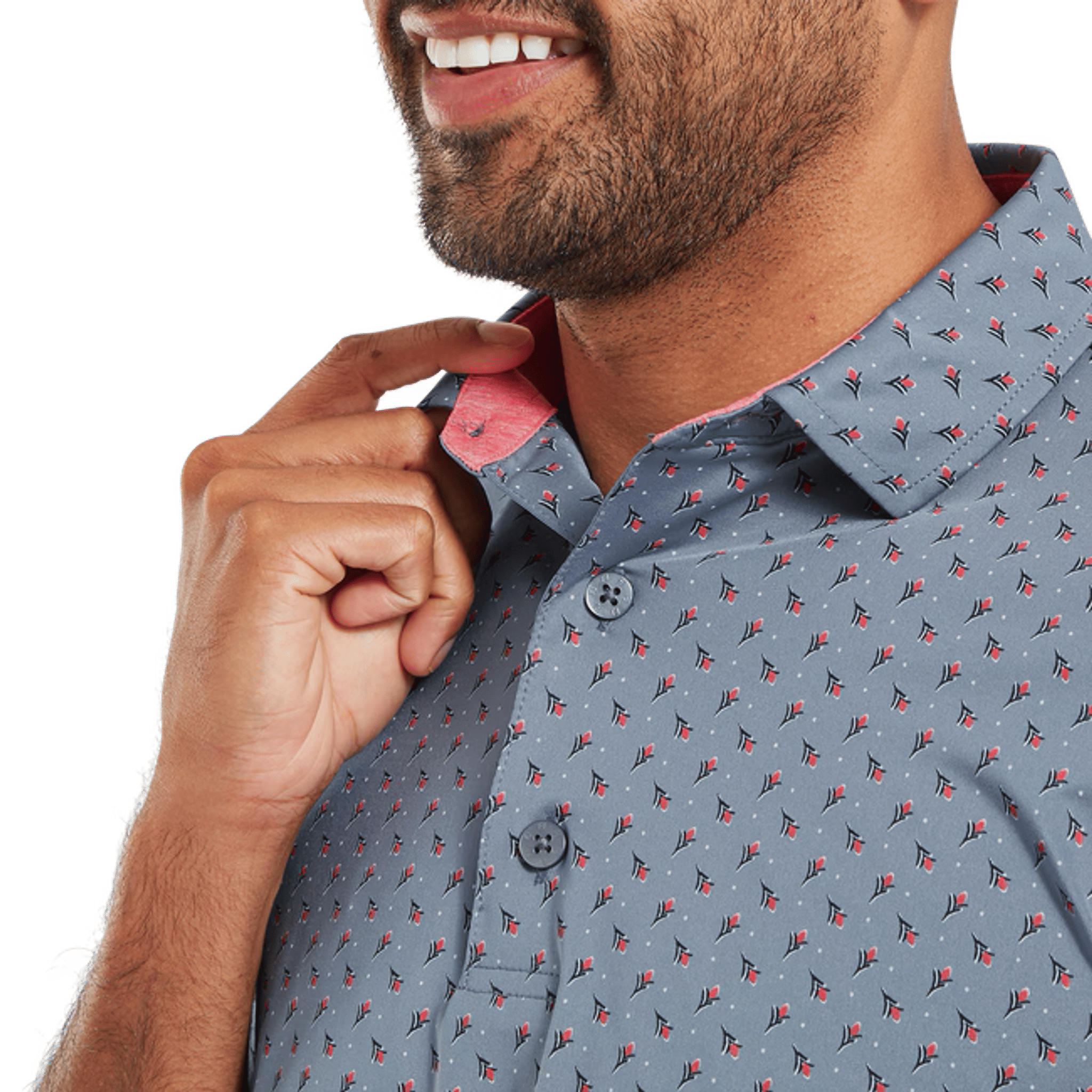Footjoy Flower Bud Polo Herren
