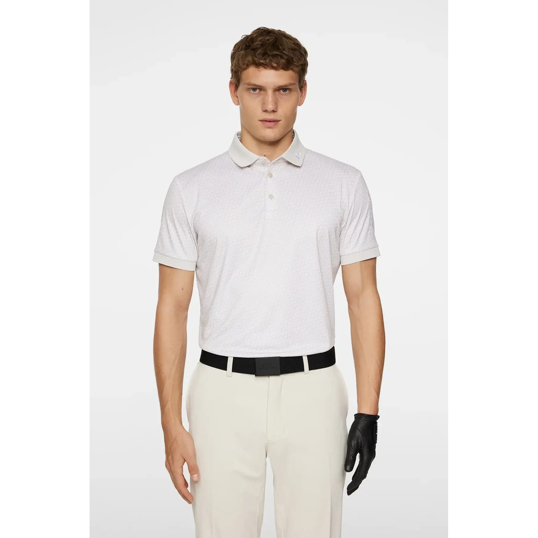 J. Lindeberg Tour Tech Print Polo Herren