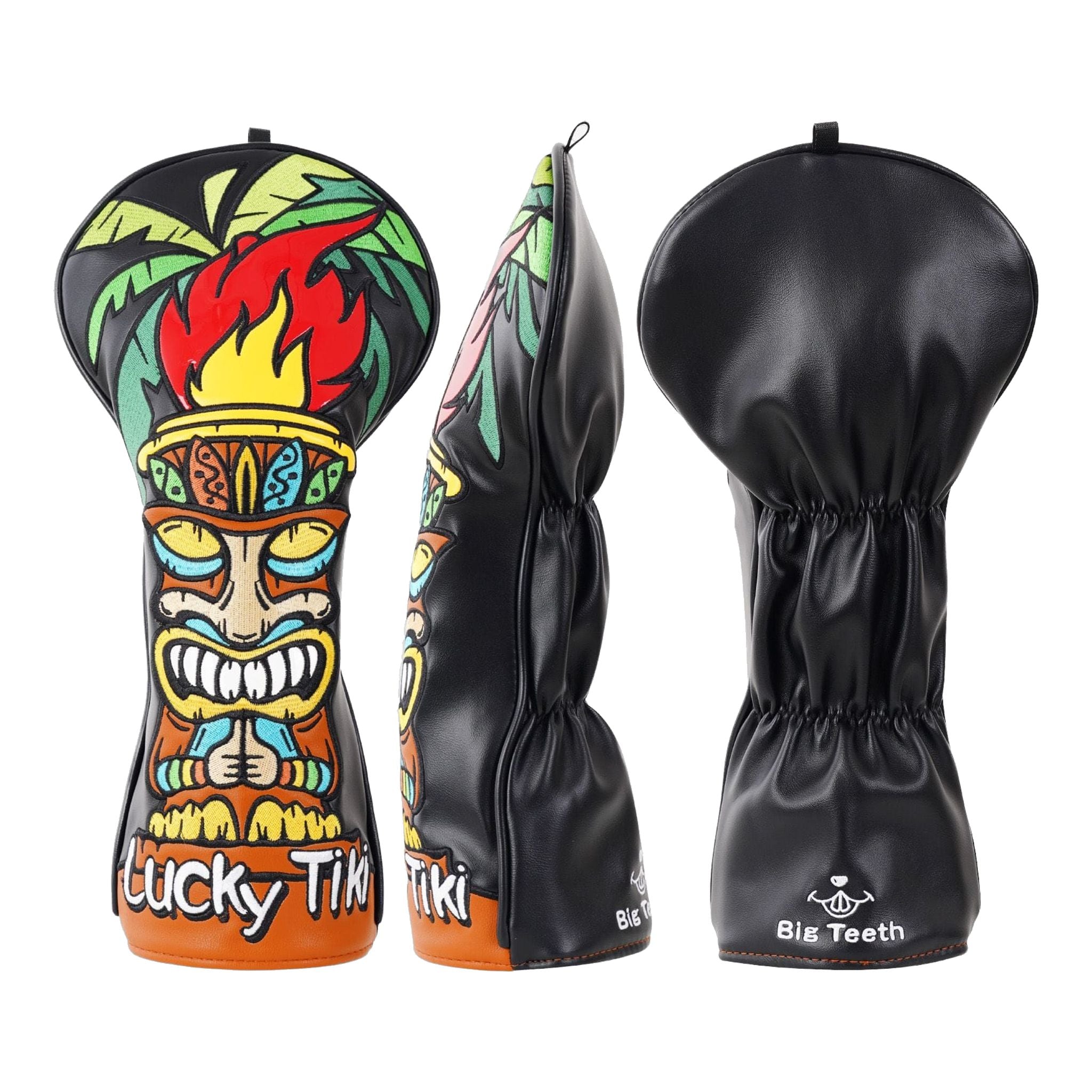 Emroydered Headcovers Lucky Tiki Driver Headcover