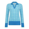 Original Penguin Lattice Jacquard Pullover Damen