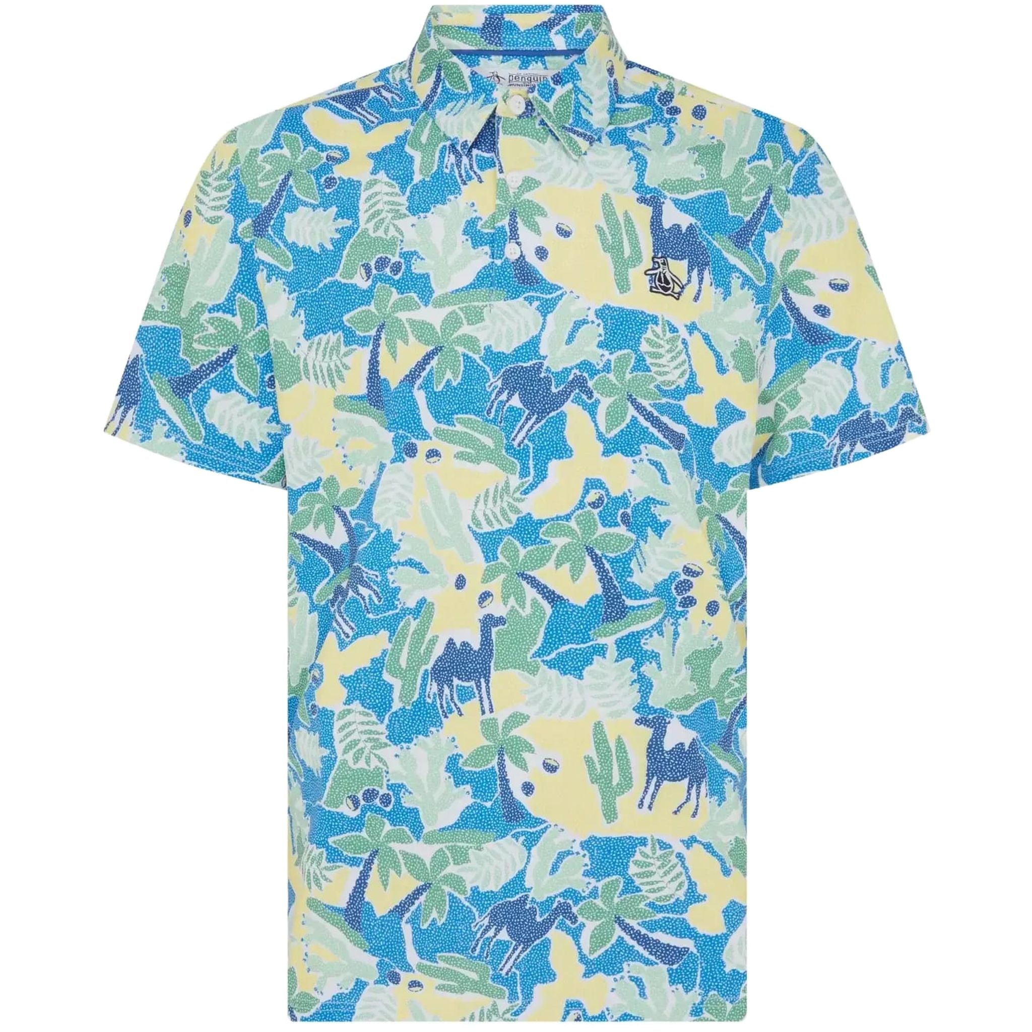 Original Penguin Ibiza Earl Print Polo Herren