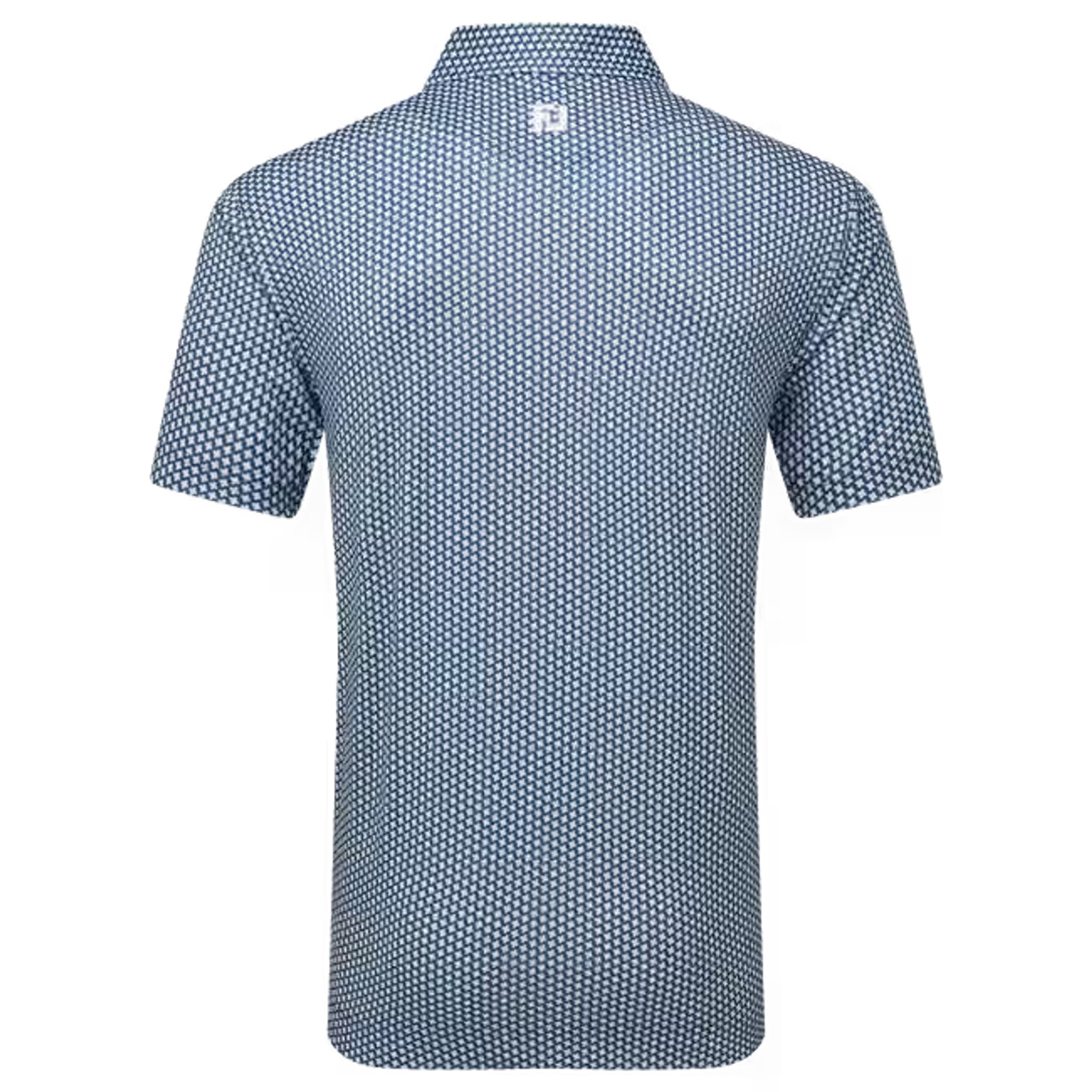 Footjoy Houndstooth Geo Lisle Polo Herren