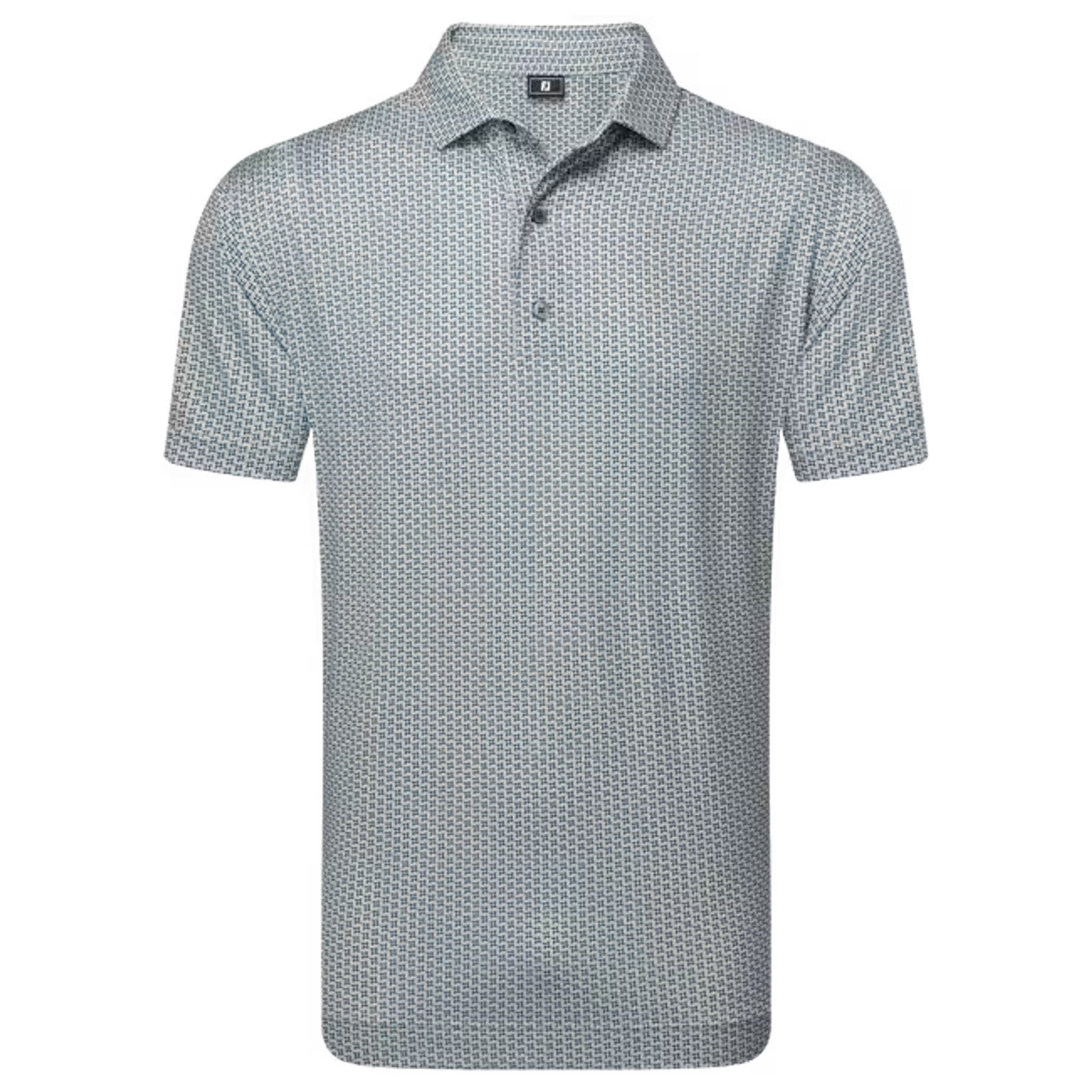 Footjoy Houndstooth Geo Lisle Polo