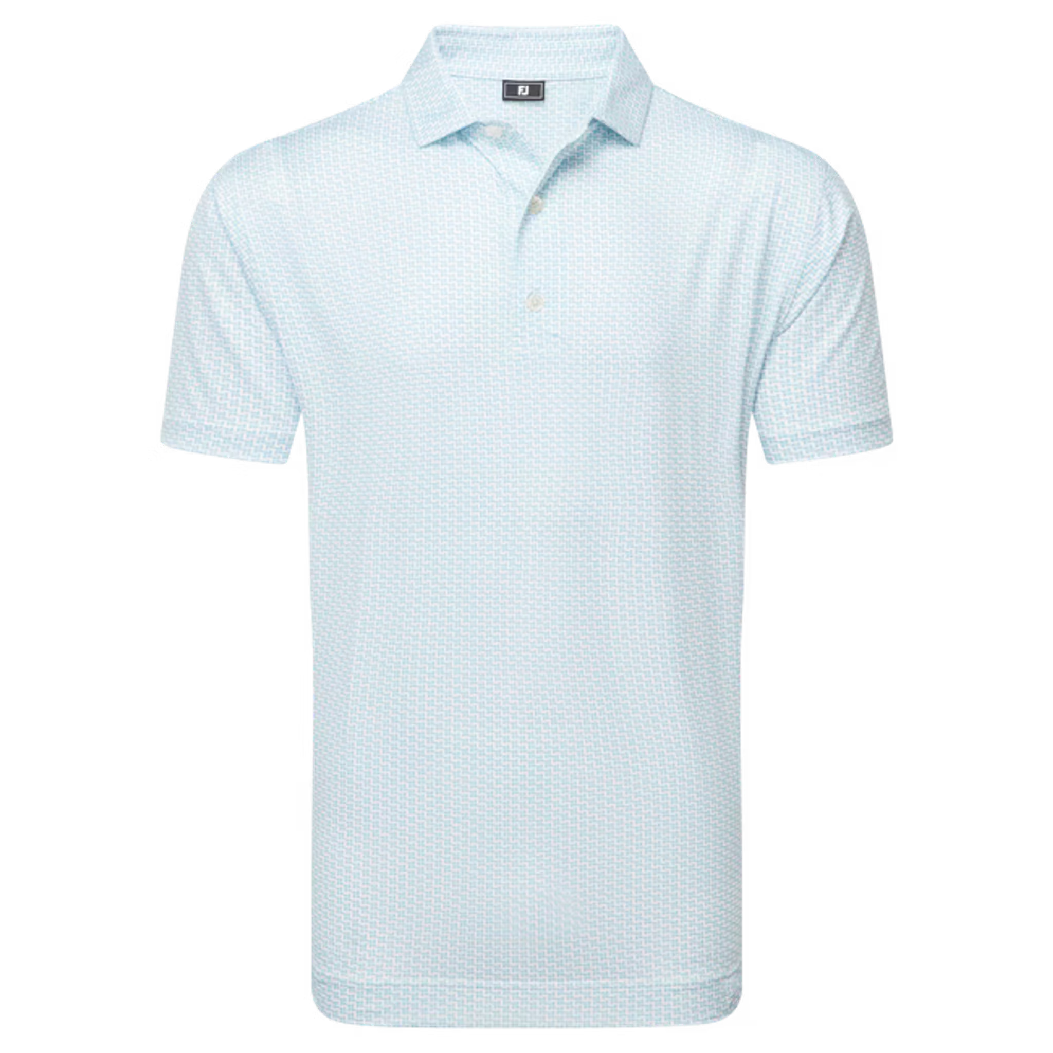 Footjoy Houndstooth Geo Lisle Polo