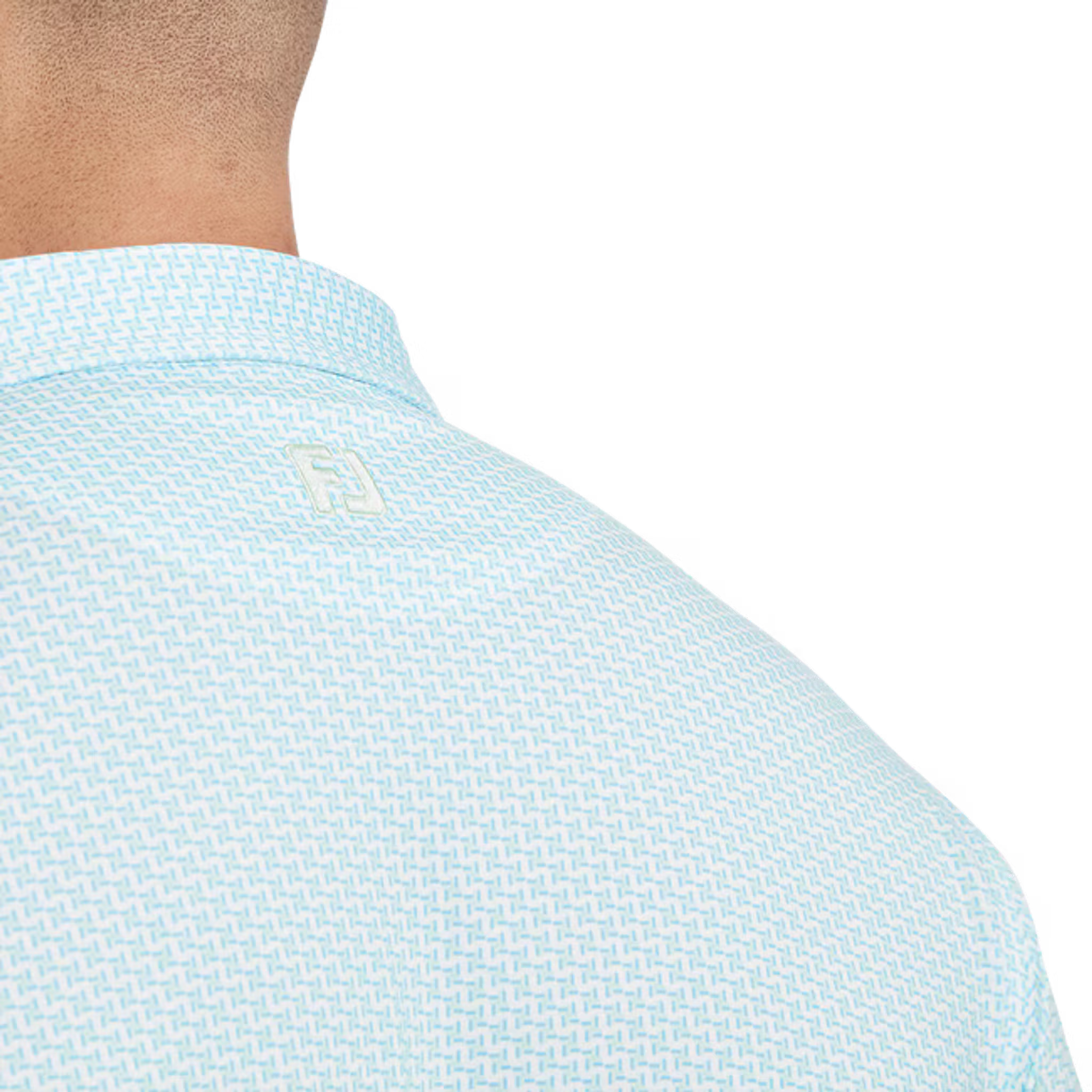 Footjoy Houndstooth Geo Lisle Polo