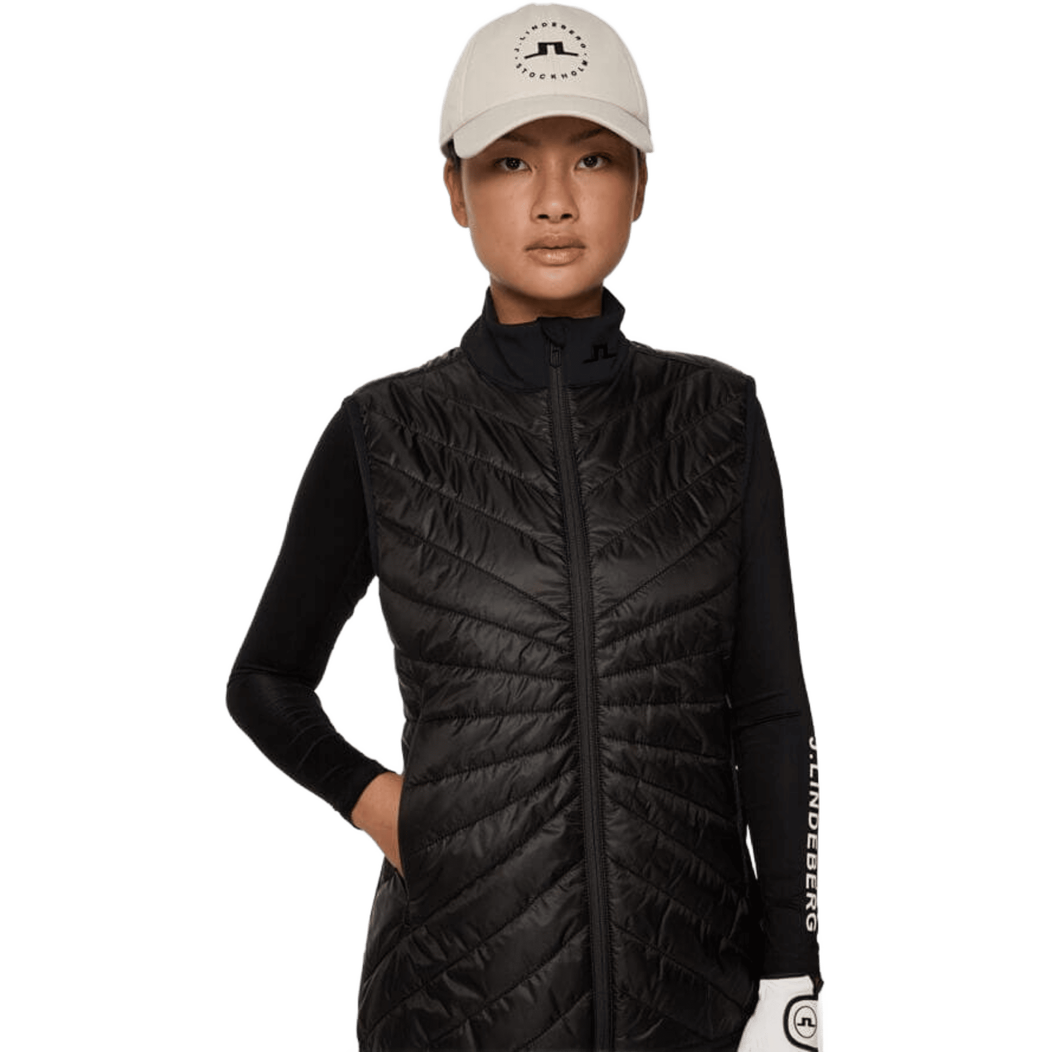J. Lindeberg Madde Quilt Hybrid Weste Damen
