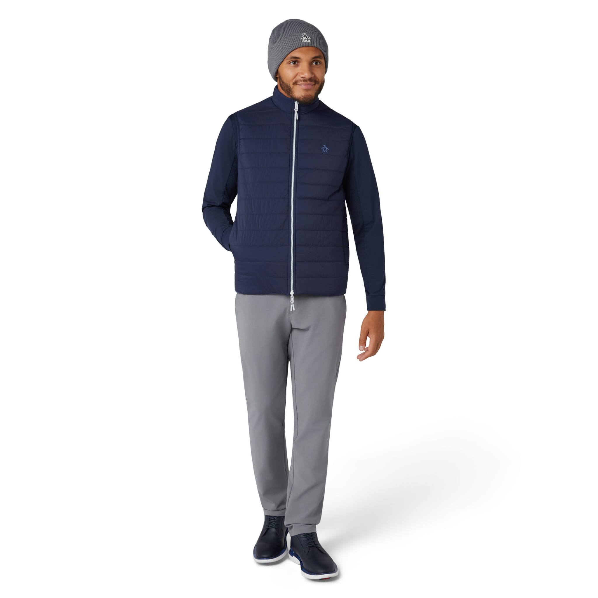 Original Penguin Reversible Insulated Weste Herren