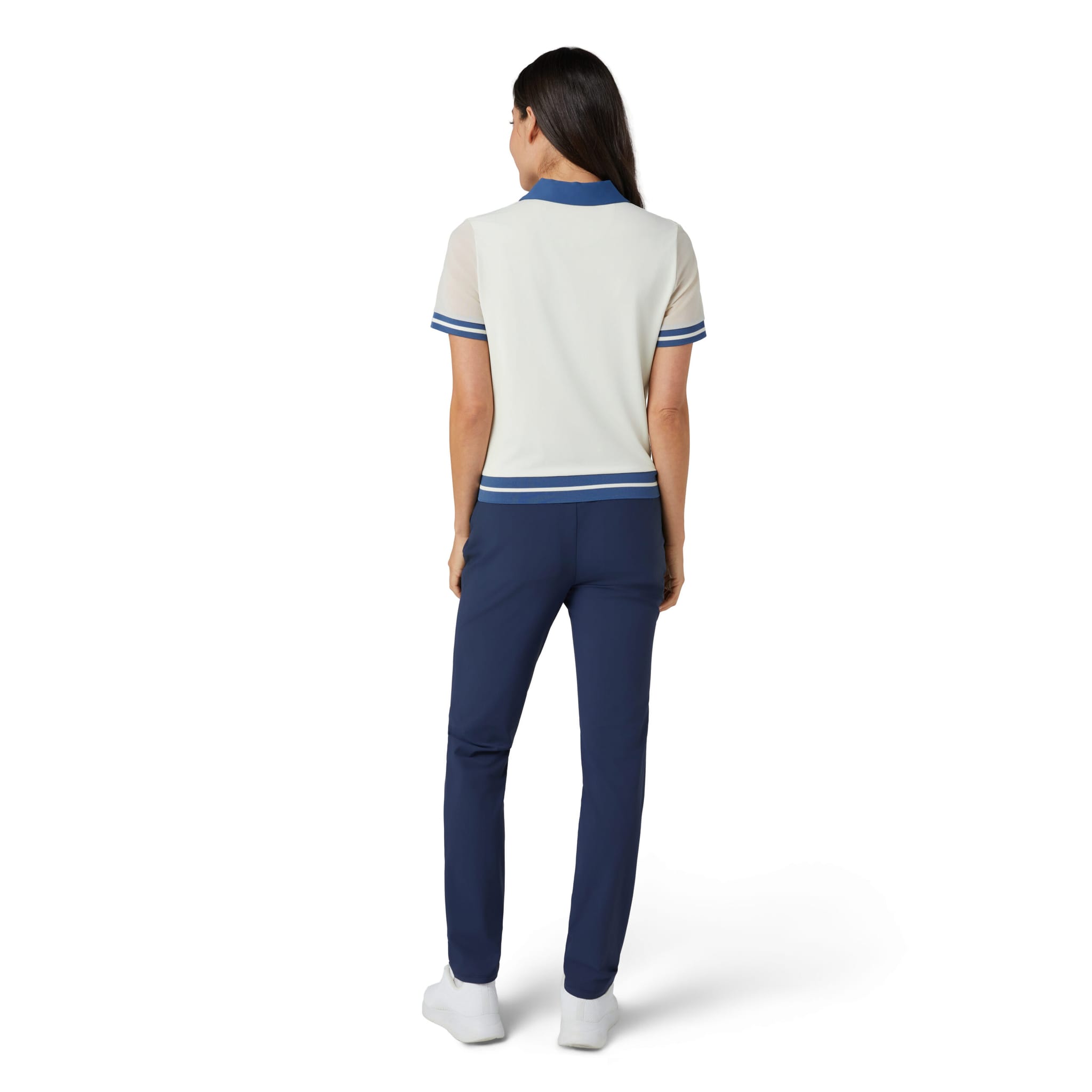 Original Penguin Waist Length Colourblock Polo Damen