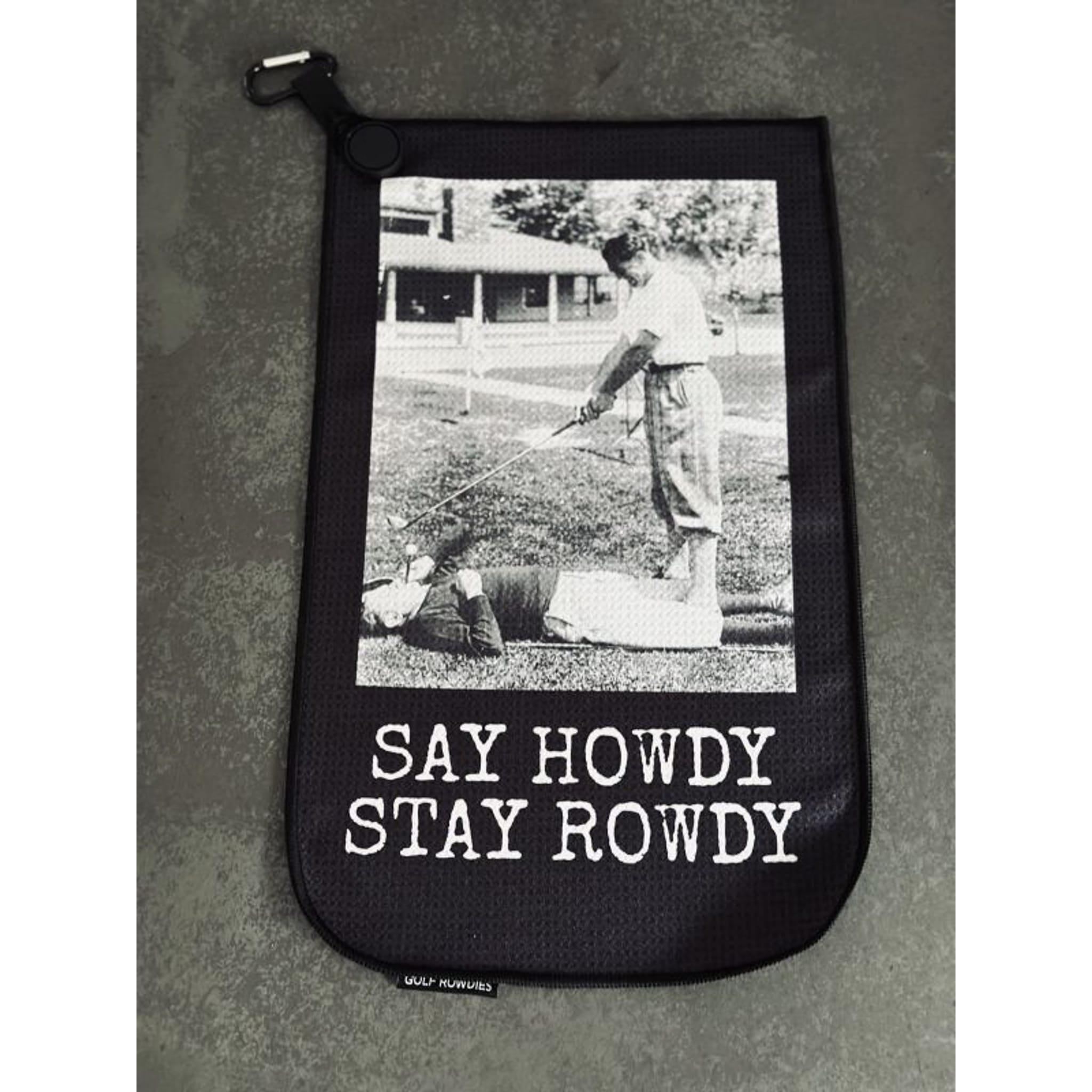 Golf Rowdies Say howdy, stay rowdy Max Schlägertücher