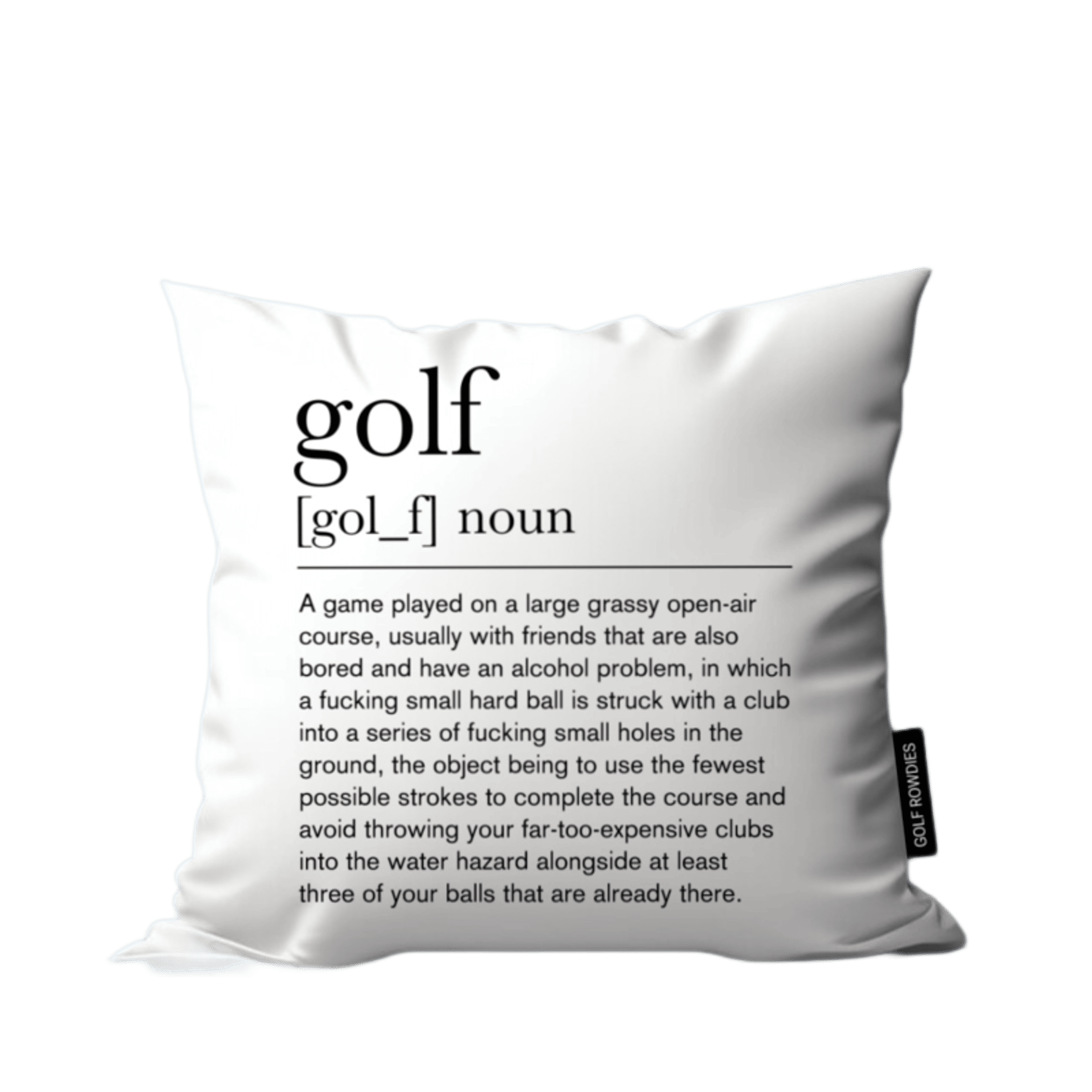 Golf Rowdies Golf Definition Kissenhülle