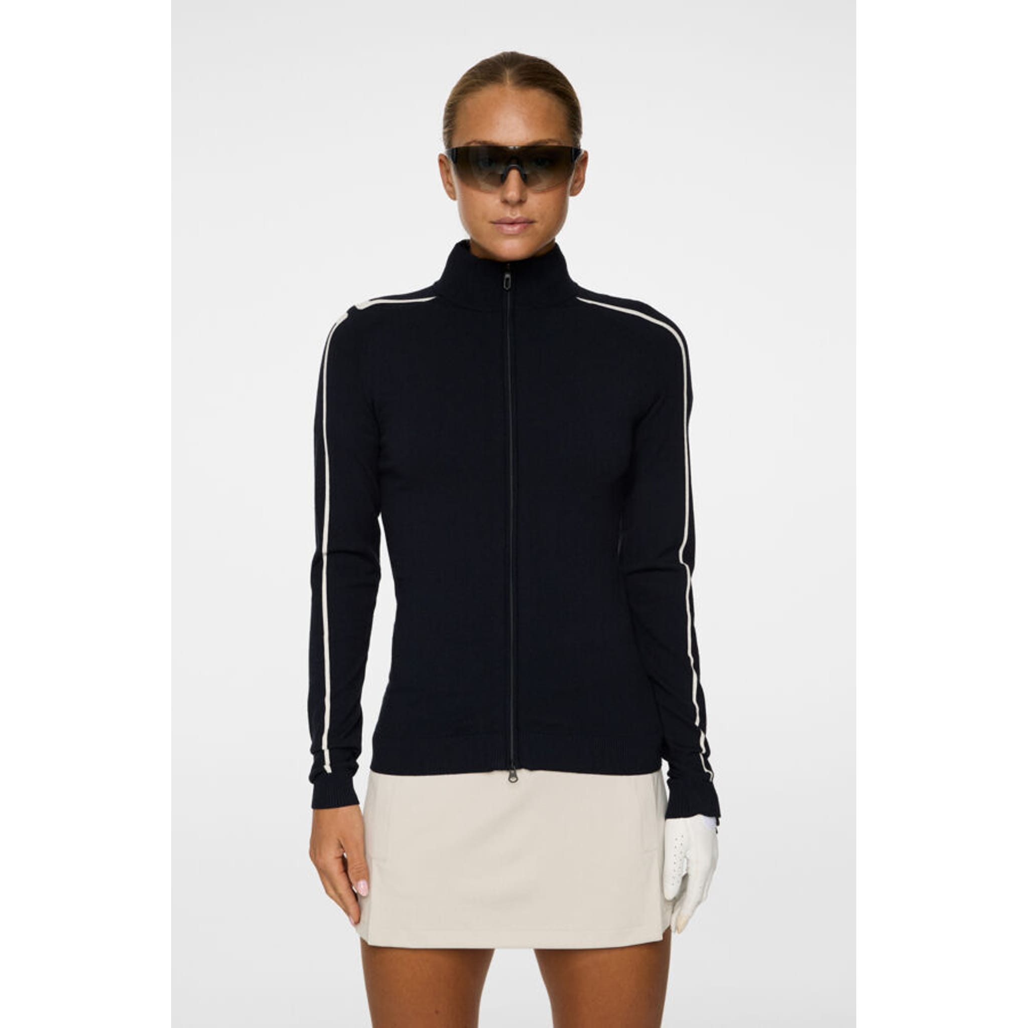 J. Lindeberg Aubree Knitted Zip Sweater Damen