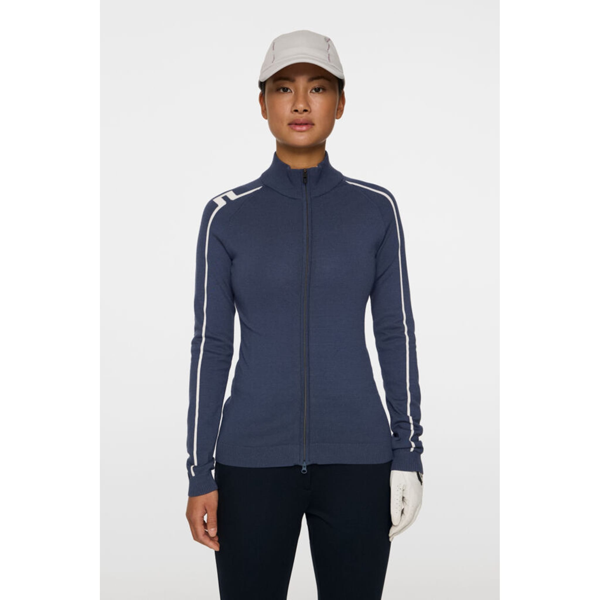 J. Lindeberg Aubree Knitted Zip Sweater Damen