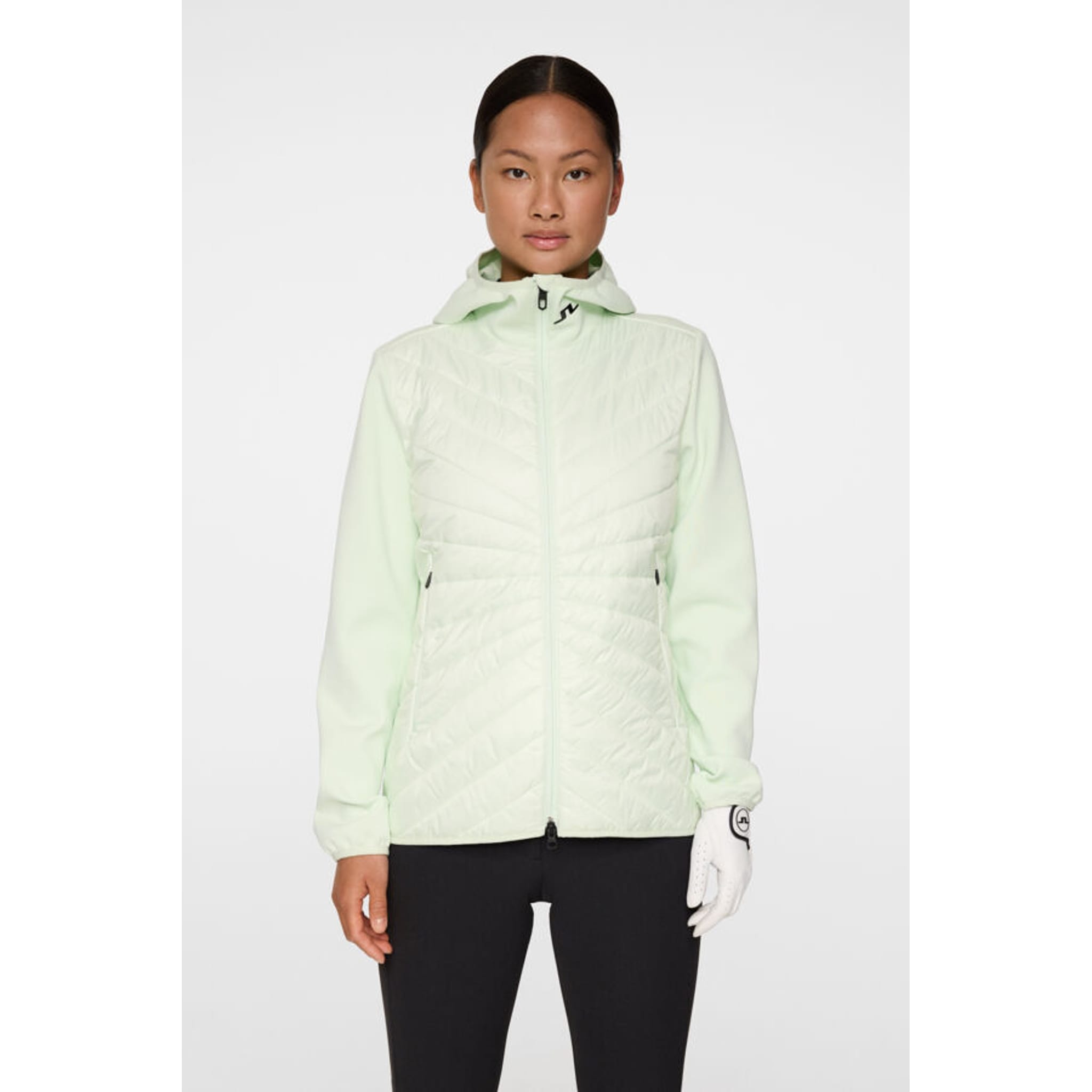 J. Lindeberg Madde Quilt Hybrid Kapuzenjacke Damen