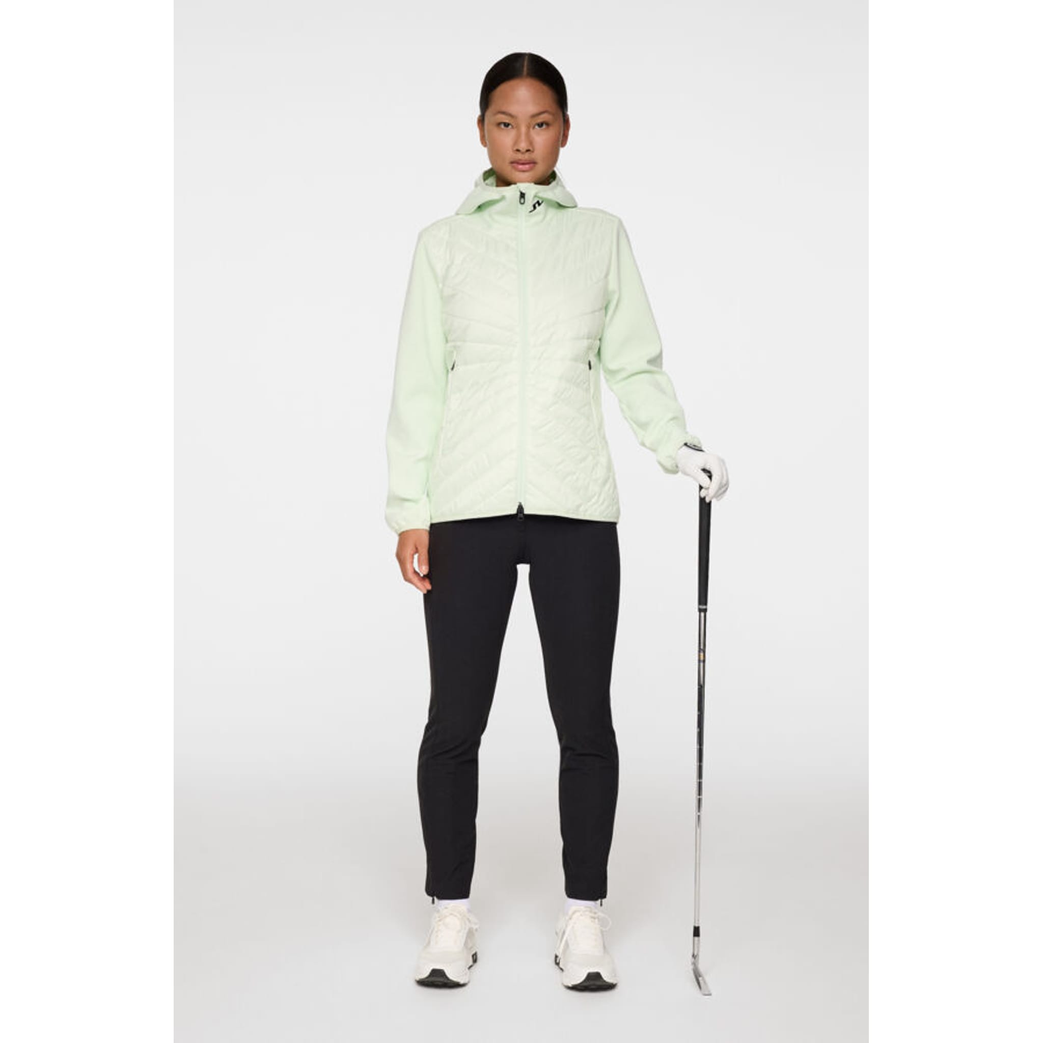 J. Lindeberg Madde Quilt Hybrid Kapuzenjacke Damen